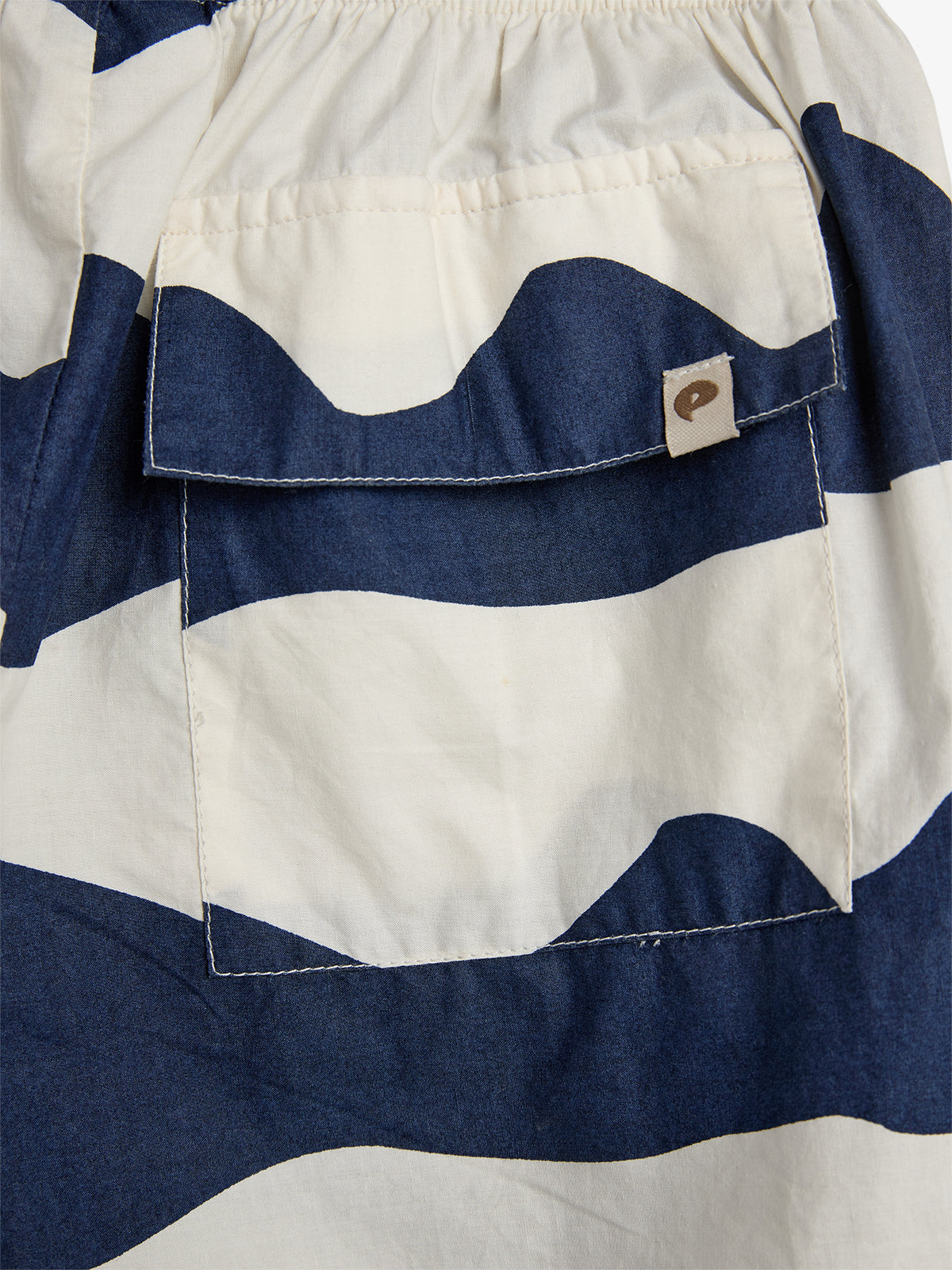 Poplin Wave Shorts - Tween - Blue | 100401 Kean