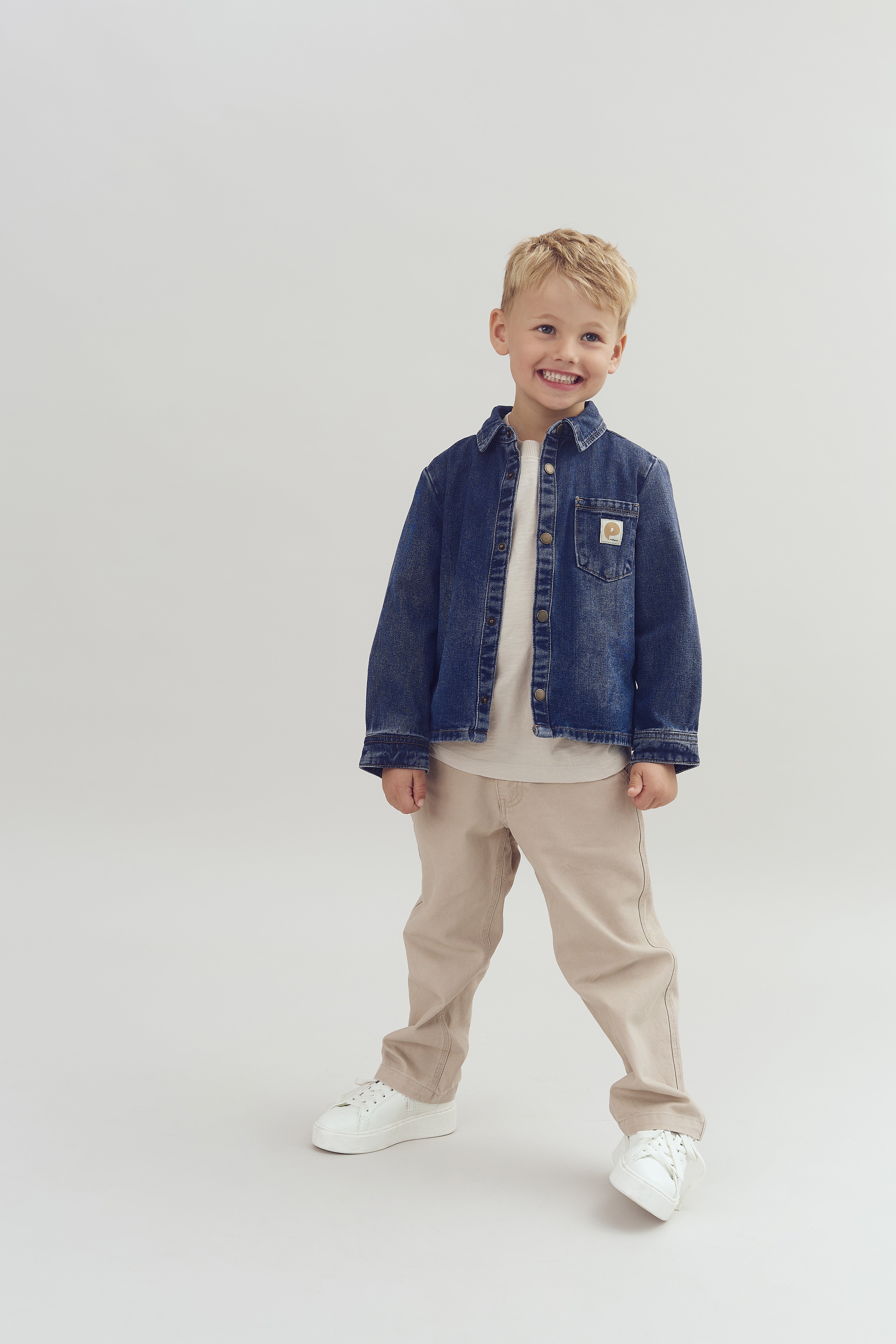 Canvas Trousers - Greige | 100115 Dereck