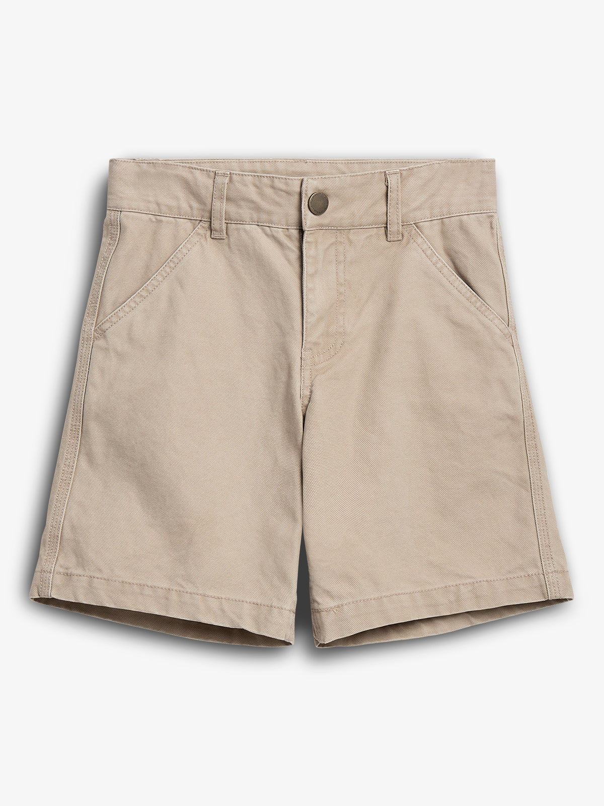 100340 Dereck | Canvas Shorts - Greige