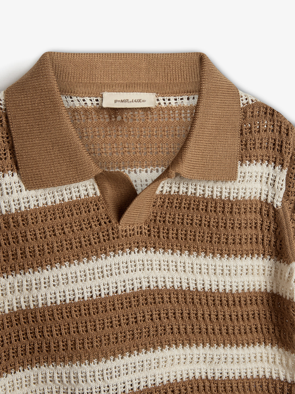 Striped Knit Shorts and Top - Walnut | 100279 Piet