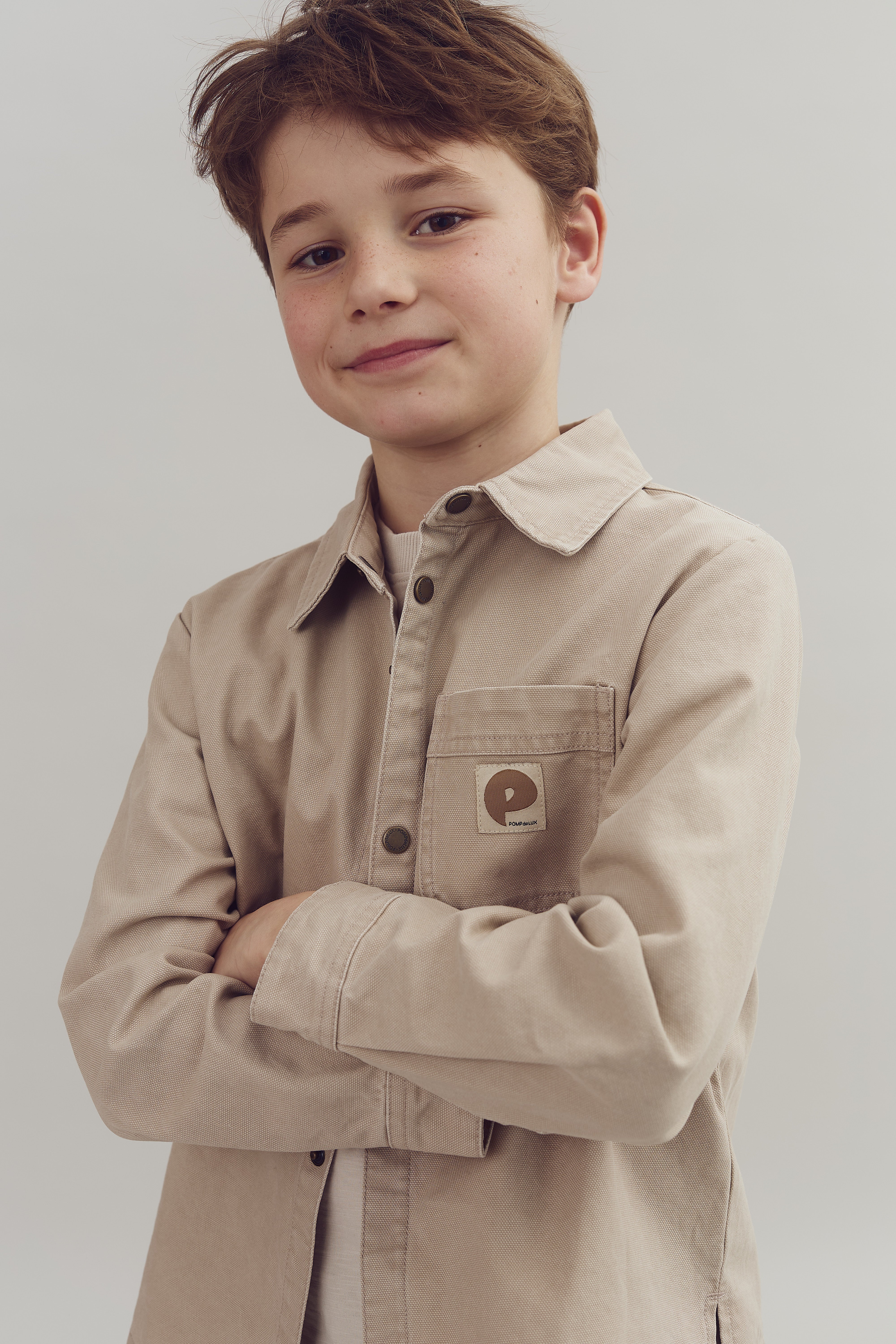 Canvas Overshirt - Tween - Greige | 100344 Dereck