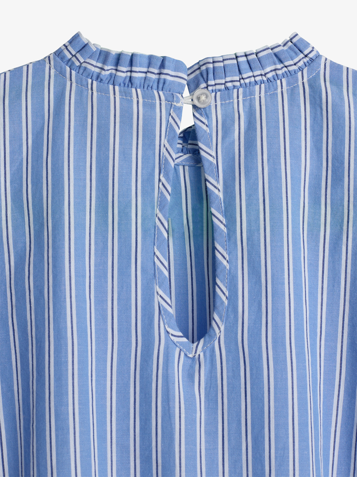 Striped Peplum blouse - Tween - Blue Stripe | 100494 Kaisa