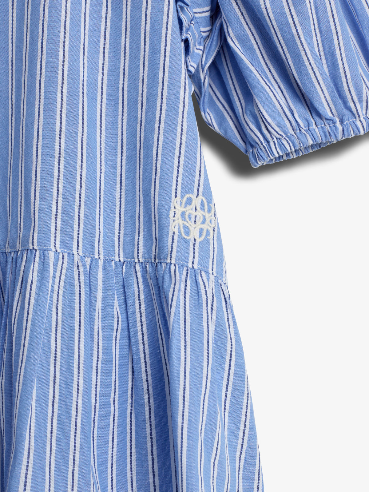 Striped Peplum blouse - Tween - Blue Stripe | 100494 Kaisa