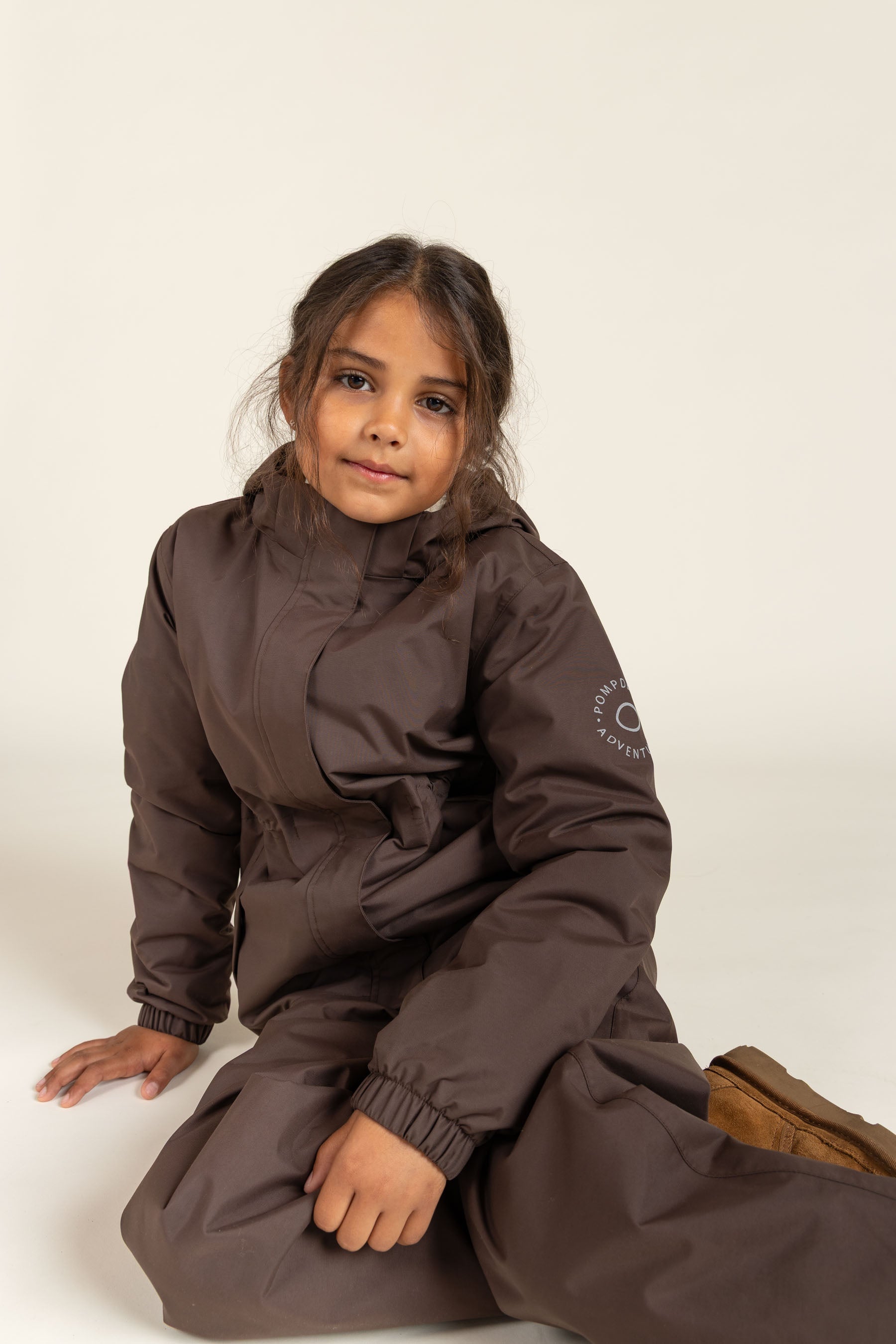 Shell Jacket with Drawstring - Tween - Chocolate | 100498 Lucy