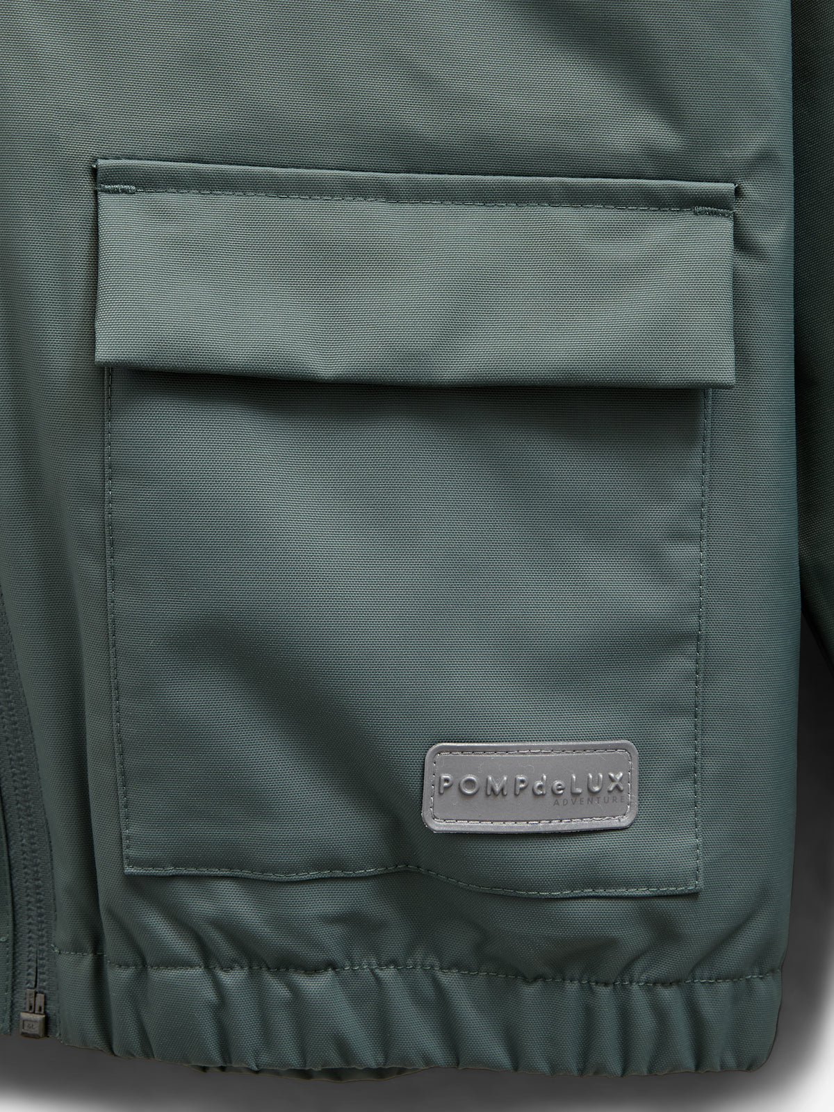 Shell Jacket with Patch Pocket - Tween - Dusty Dark Green | 100502 Luke