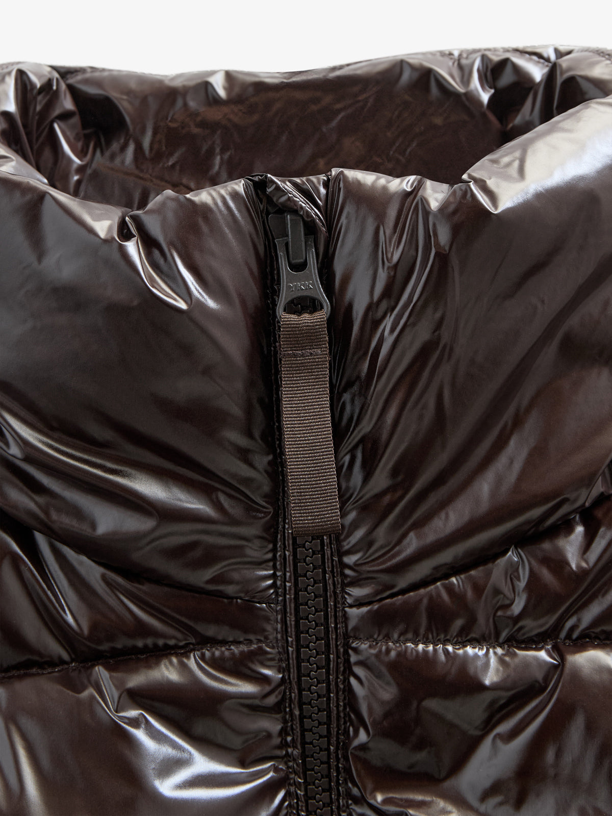Shiny Puffer Jacket - Tween - Chocolate | 100532 Violet