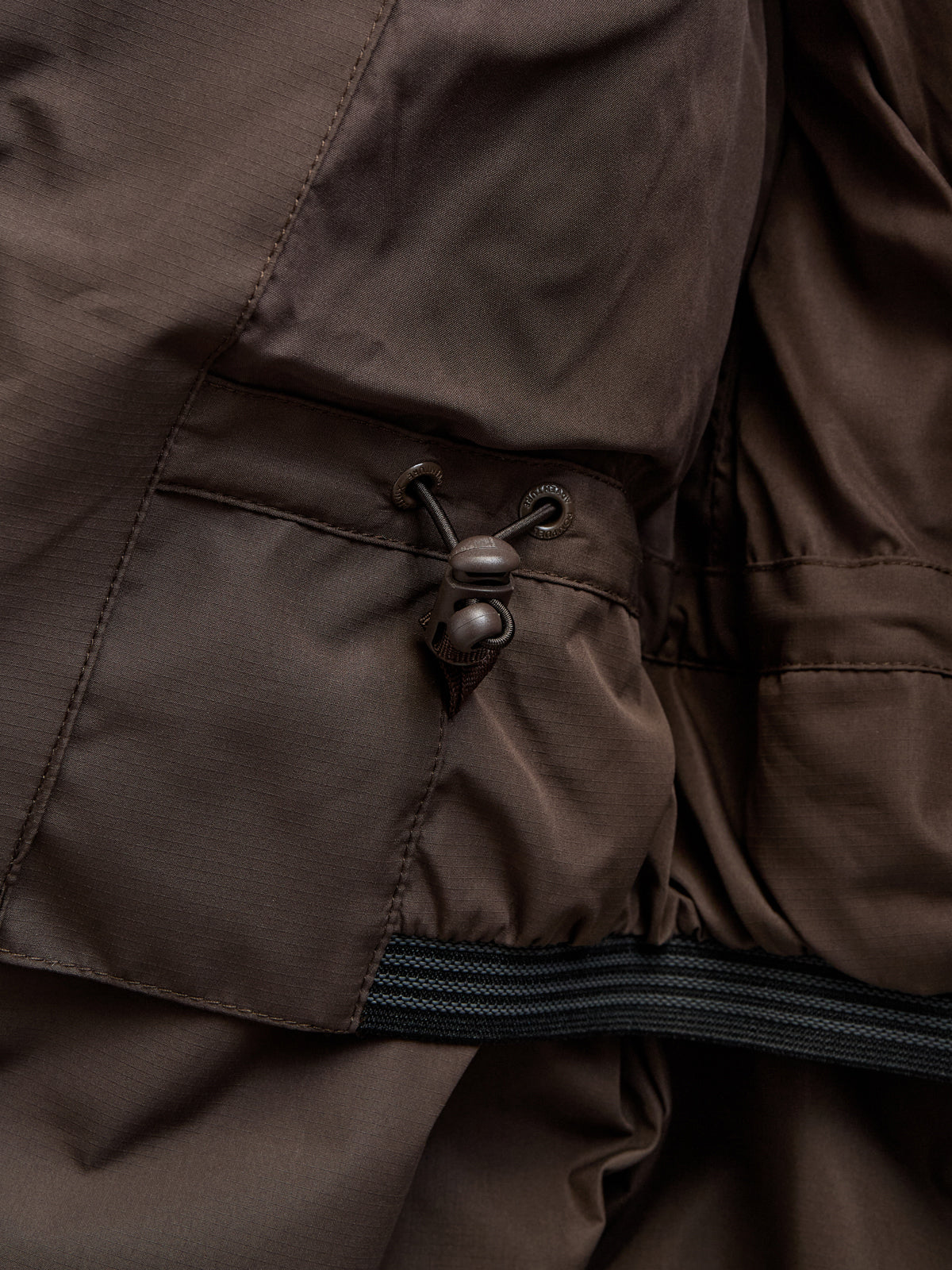 Winter Jacket with Drawstring - Kids - Chocolate | 100536 Elenor