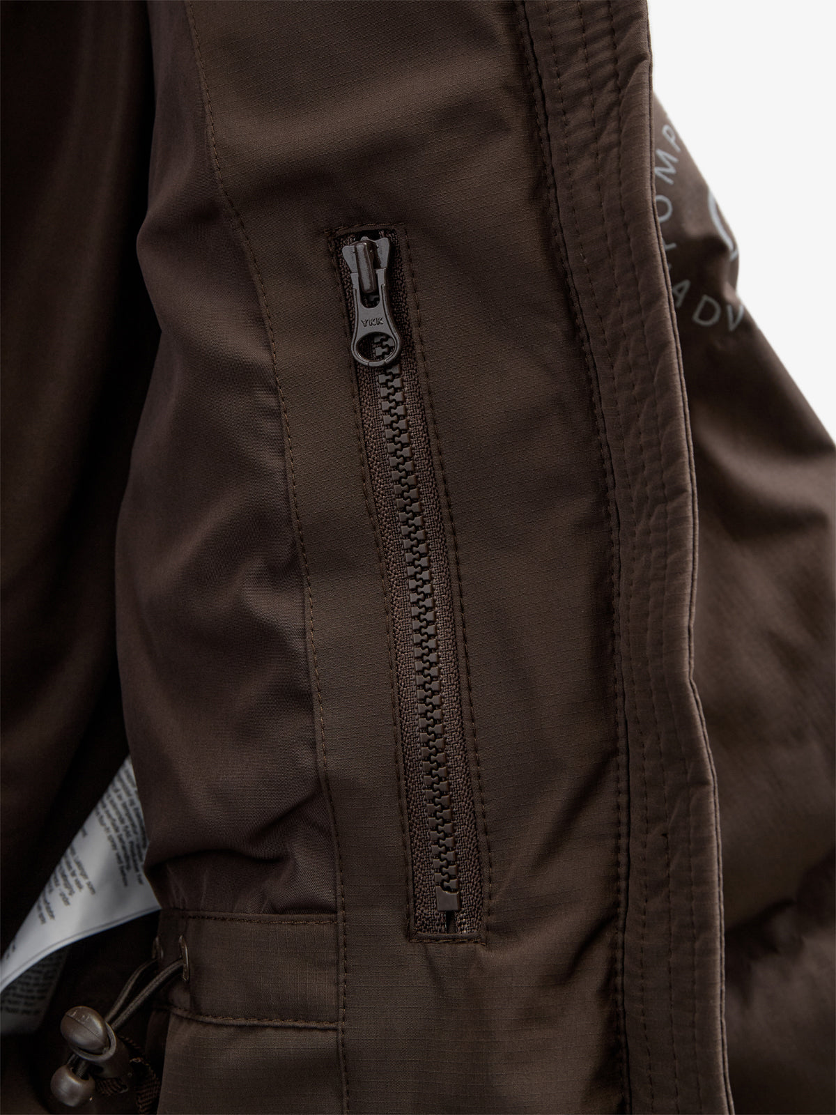 Winter Jacket with Drawstring - Tween - Chocolate | 100537 Elenor