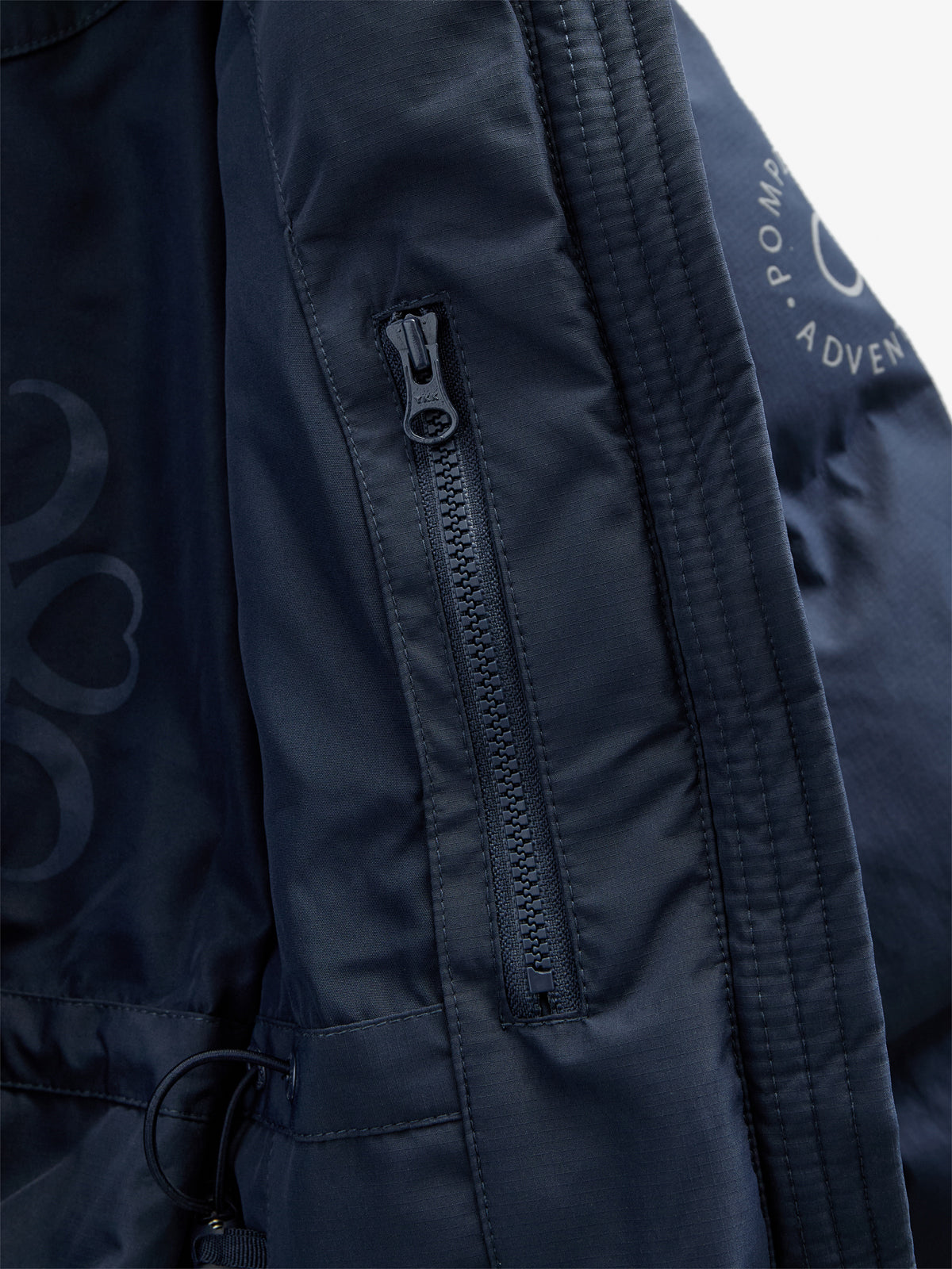 Winter Jacket with Drawstring - Tween - Navy | 100539 Elenor
