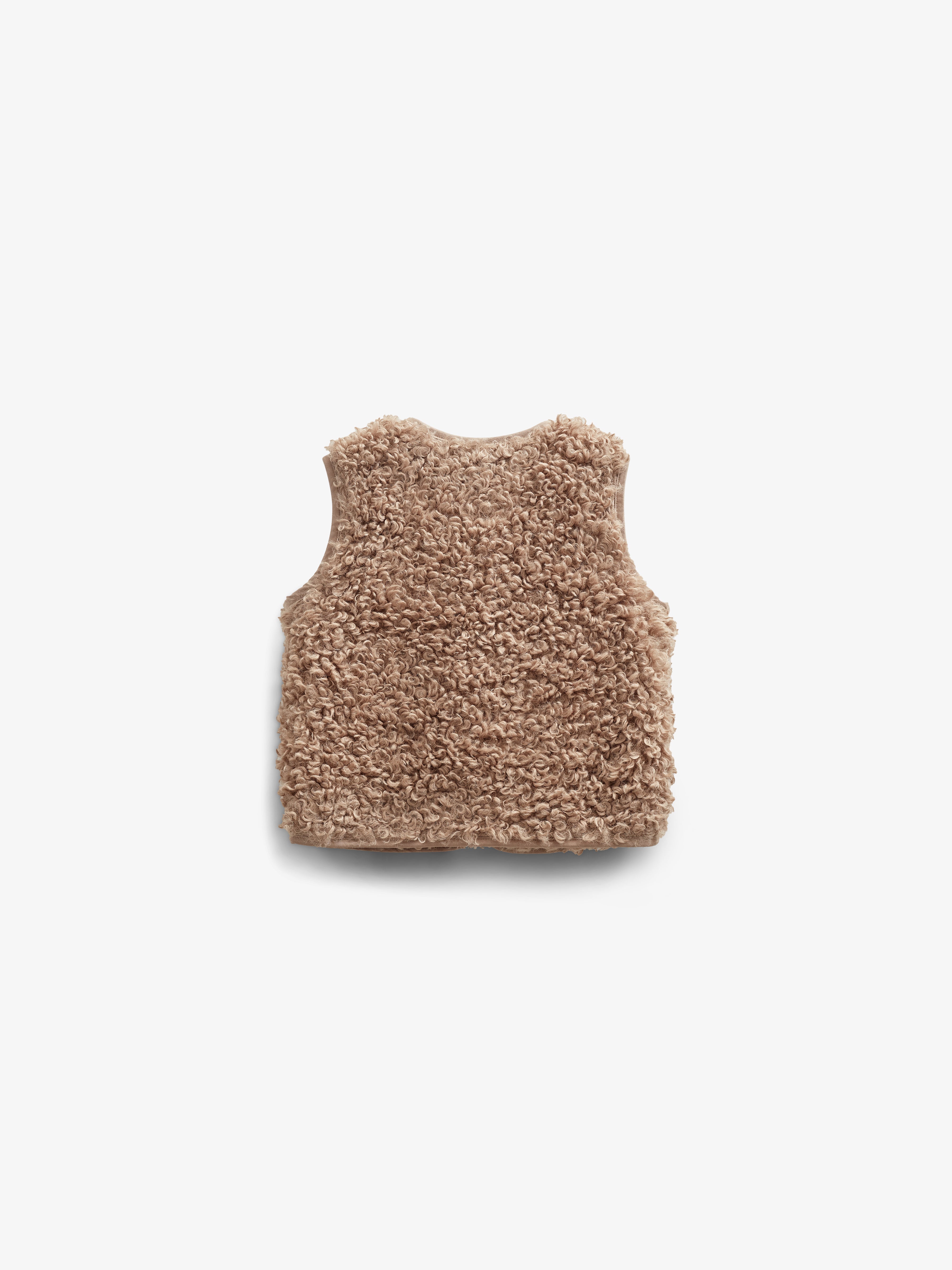 Faux Fur Vest - Tween - Caffe Latte | 100551 Ellie