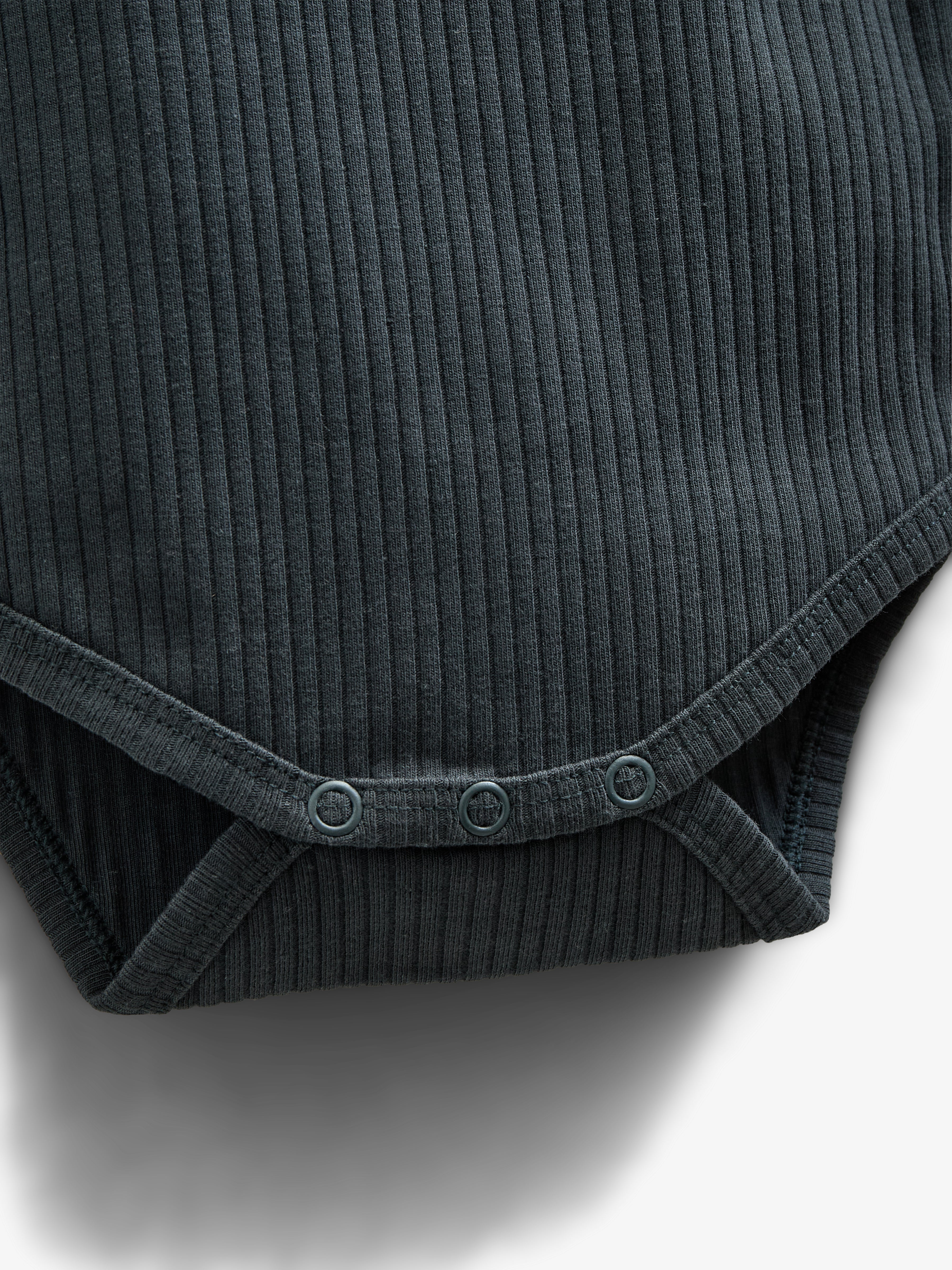 Long Sleeve Cotton Rib Bodysuit - Kids - Forest Green | 100560 Manson
