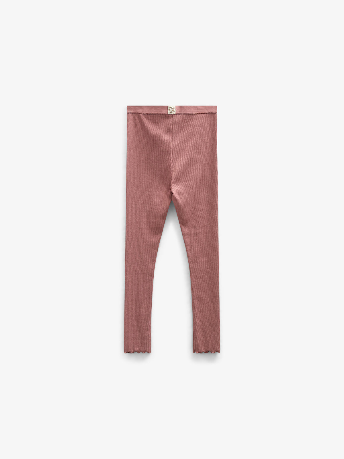 Modal Rib leggings - Kids - Old Rose | 100586 Mia