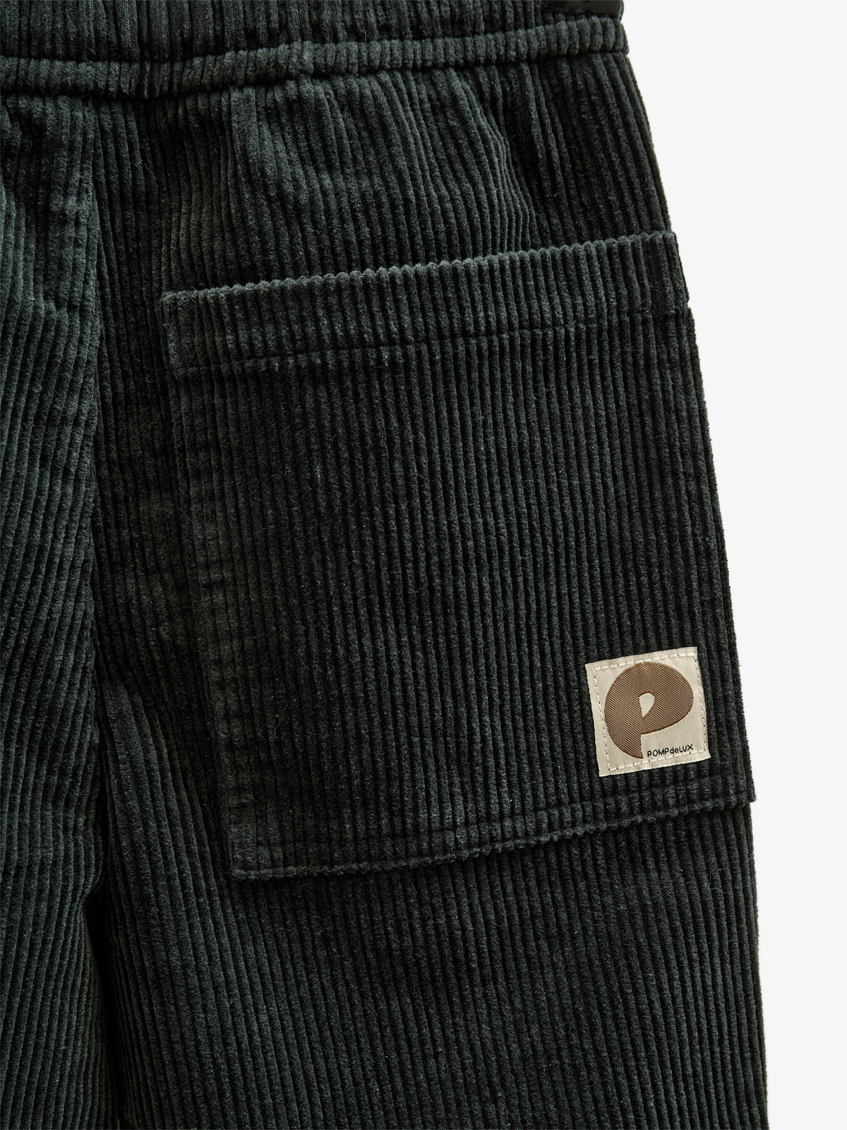 Corduroy Pull-on Trousers with String - Kids - Forest Green | 100600 Jace