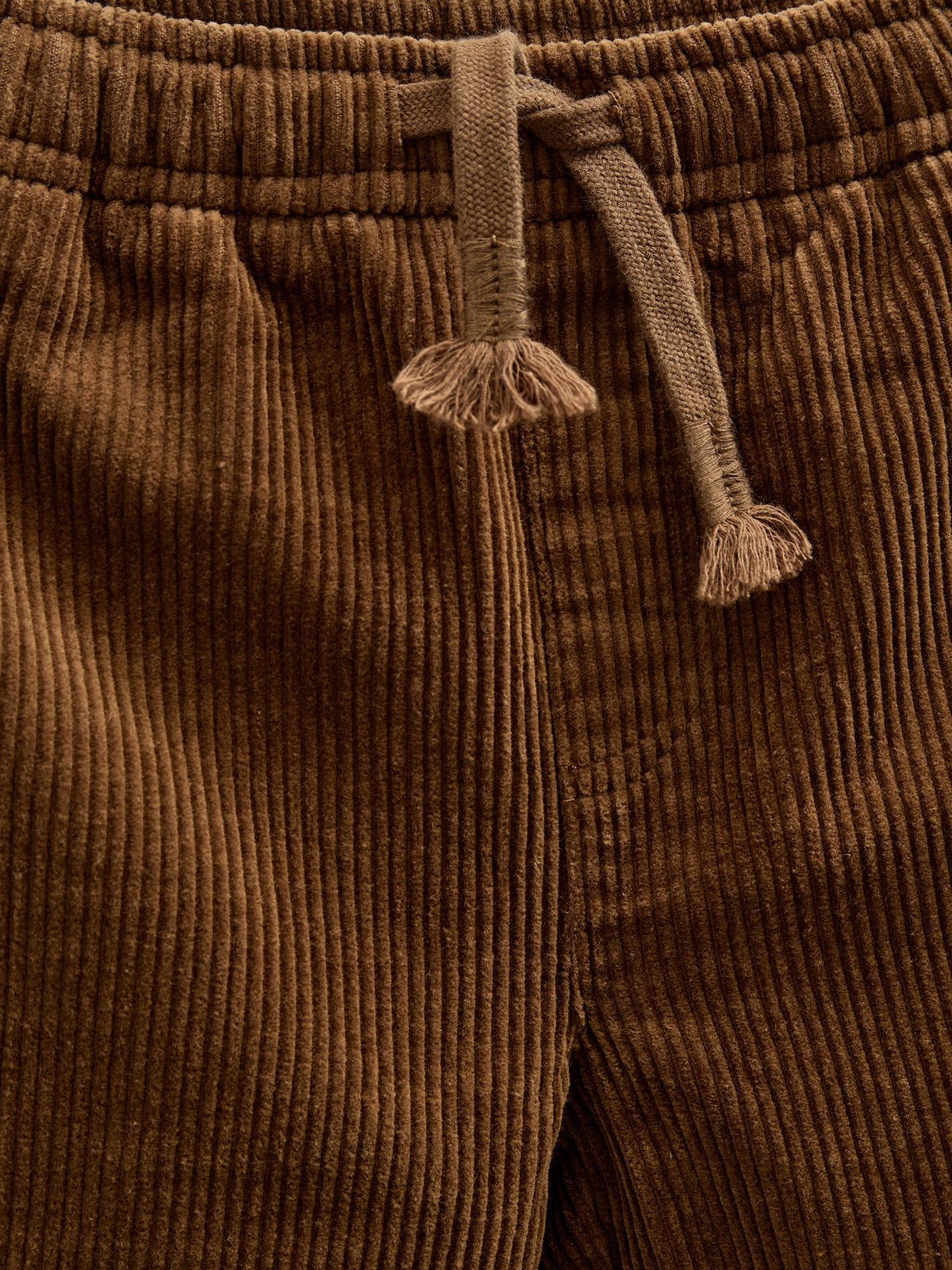 Corduroy Pull-on Trousers with String - Kids - Coffee | 100602 Jace