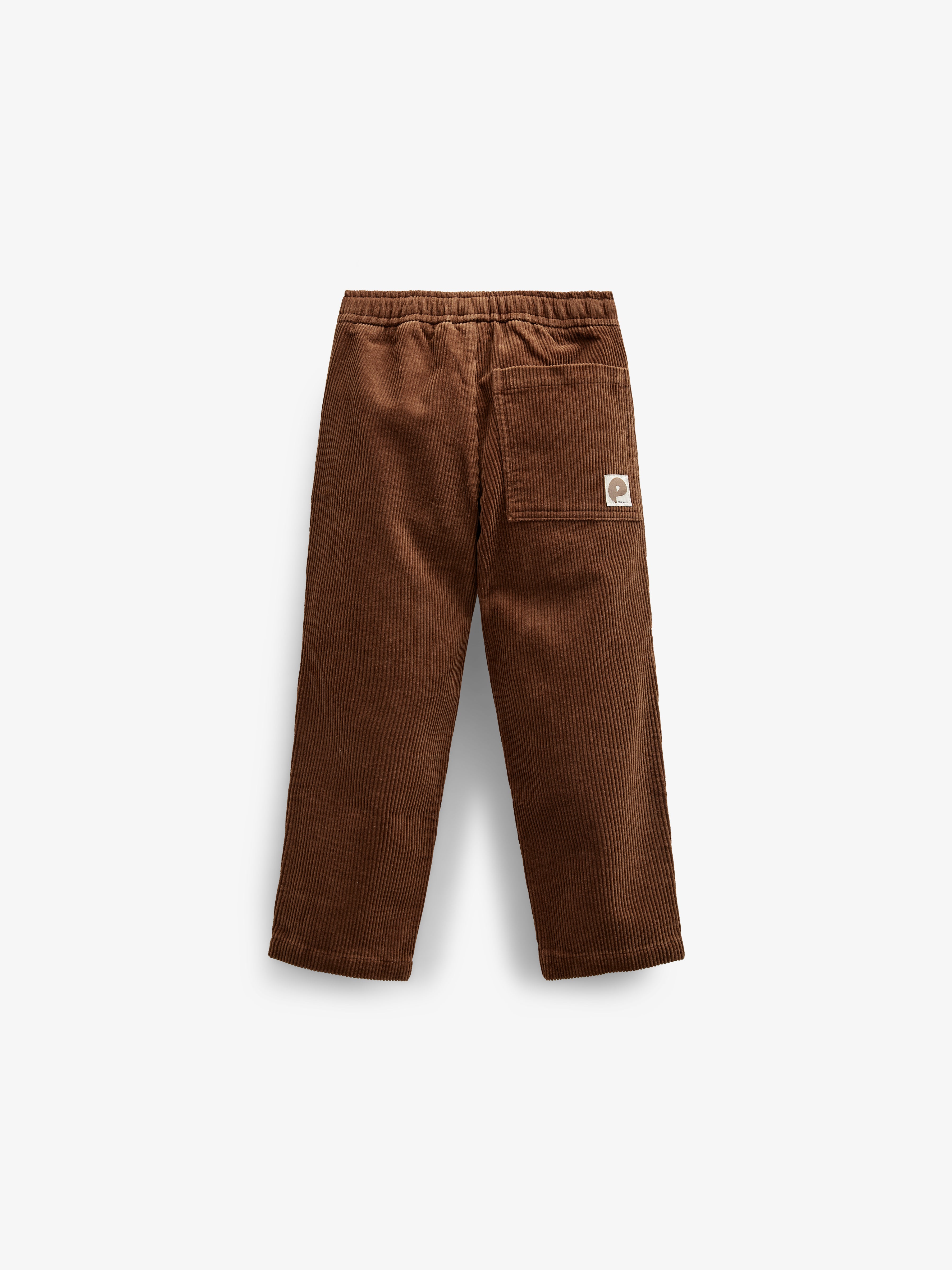 Corduroy Pull-on Trousers with String - Kids - Coffee | 100602 Jace