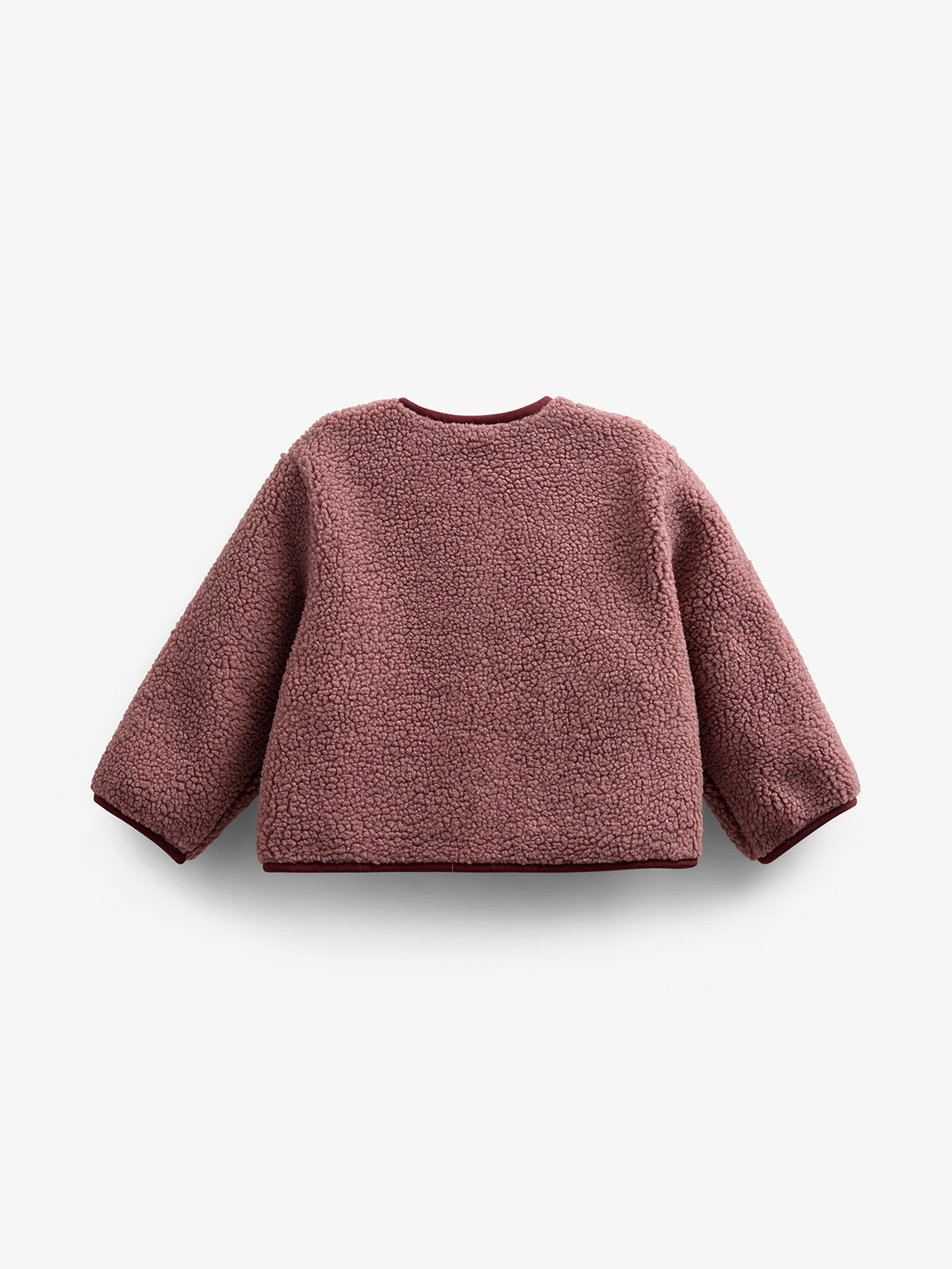 Pile Jacket with Buttons - Kids - Old Rose | 100628 Mayfield