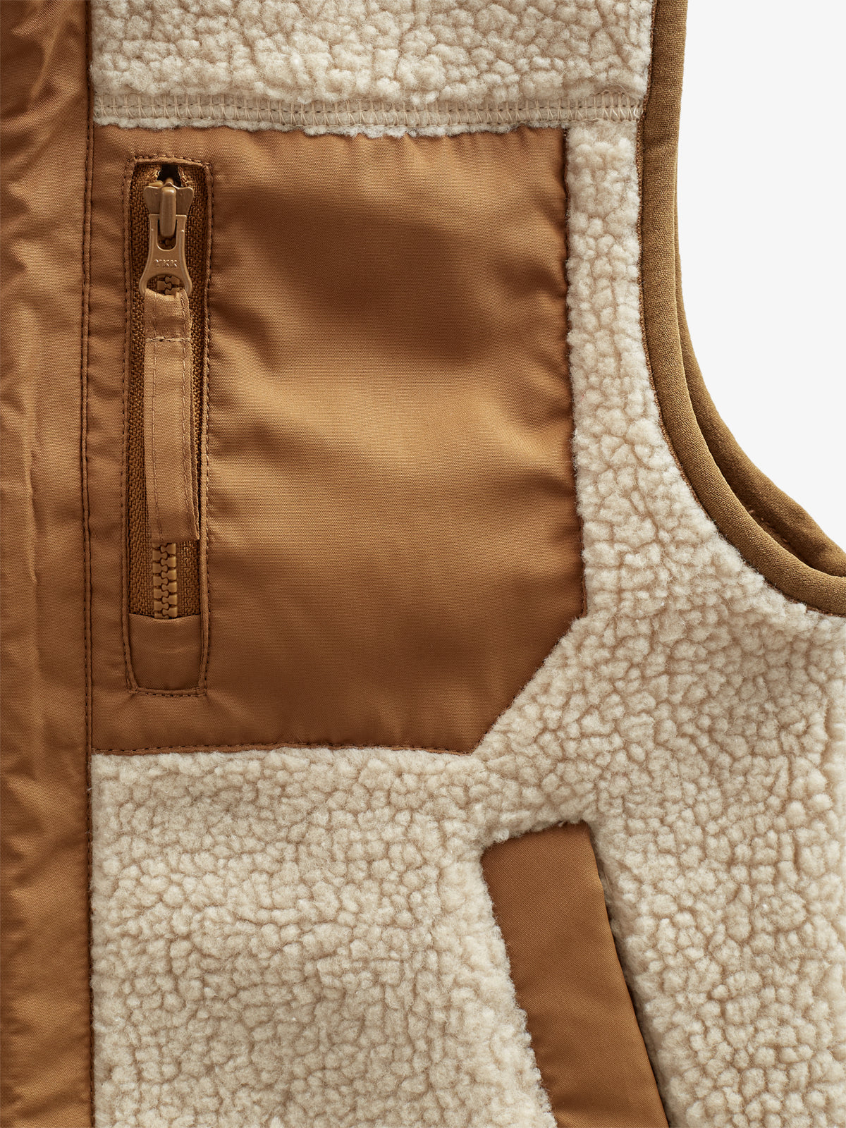 Pile Zip Vest - All - Nature | 100634 Elliot