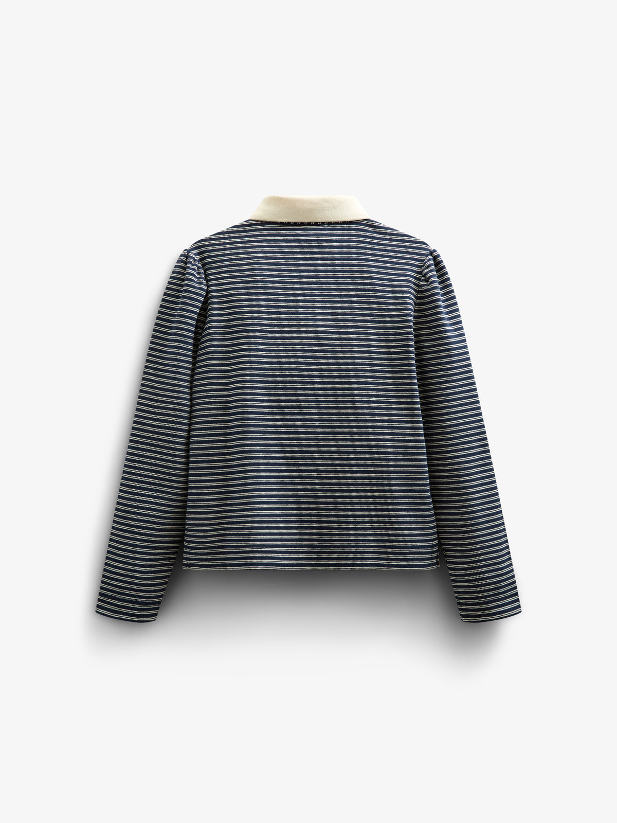 Striped Poloshirt - Tween - Navy Stripe | 100647 Elise