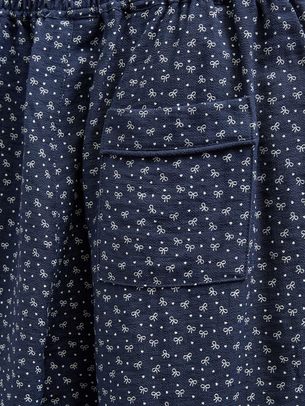 Printed Crepe viscose Trousers - Tween - Navy | 100660 Ana