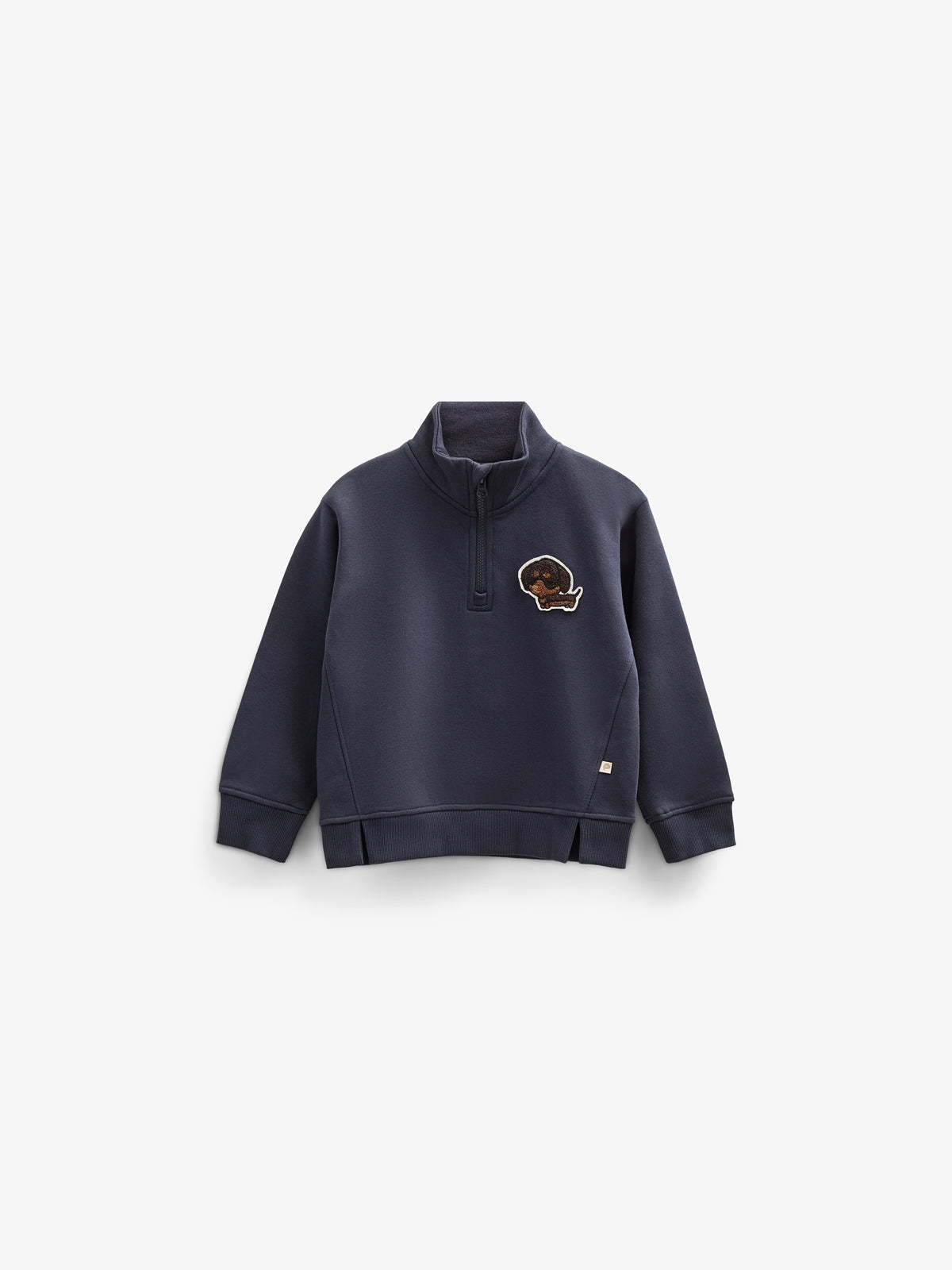 Half Zip Sweatshirt Kids Navy 100806 Tristan