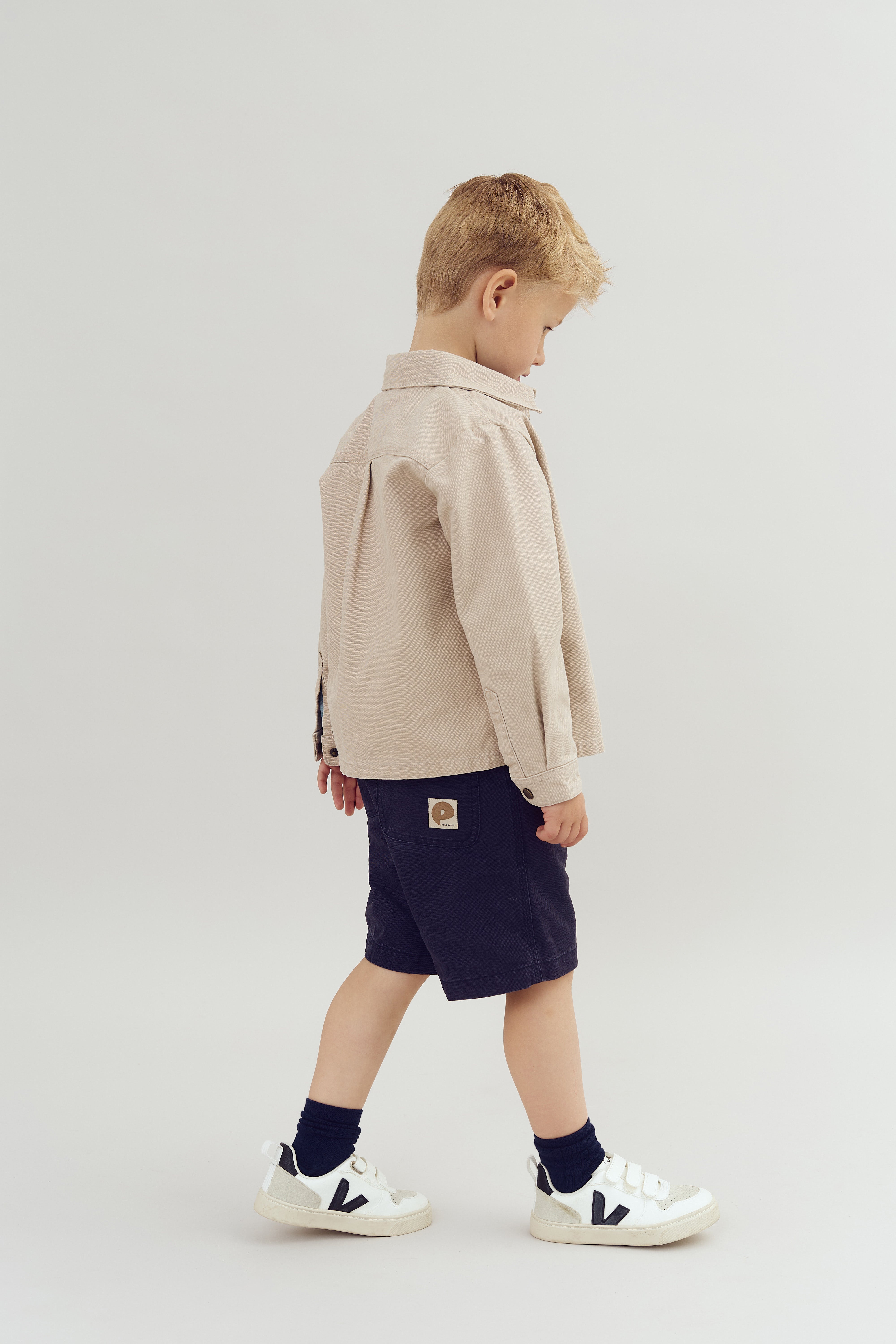 Canvas Shorts - Navy | 100124 Dereck