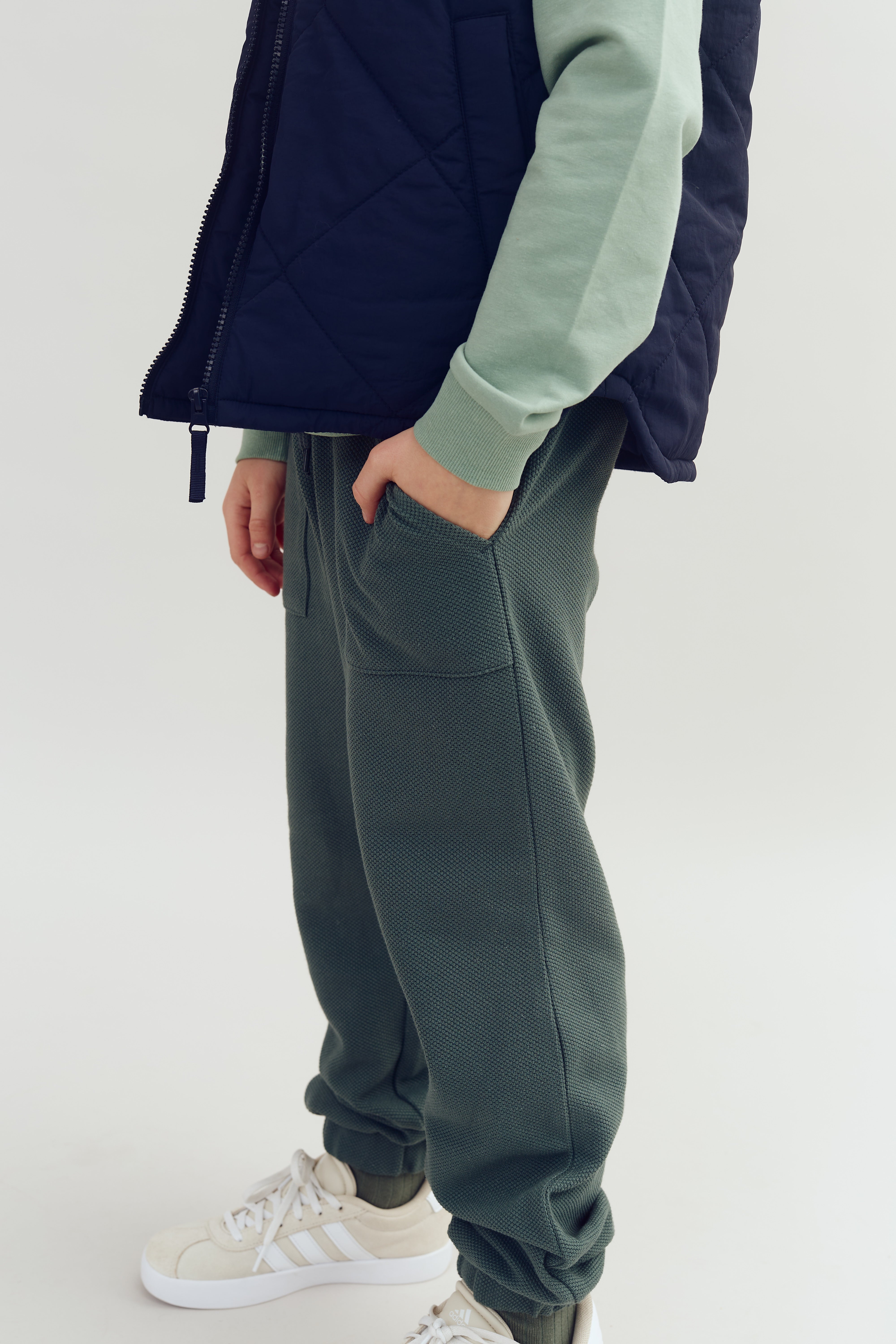 Quilted Gilet - Tween - Navy