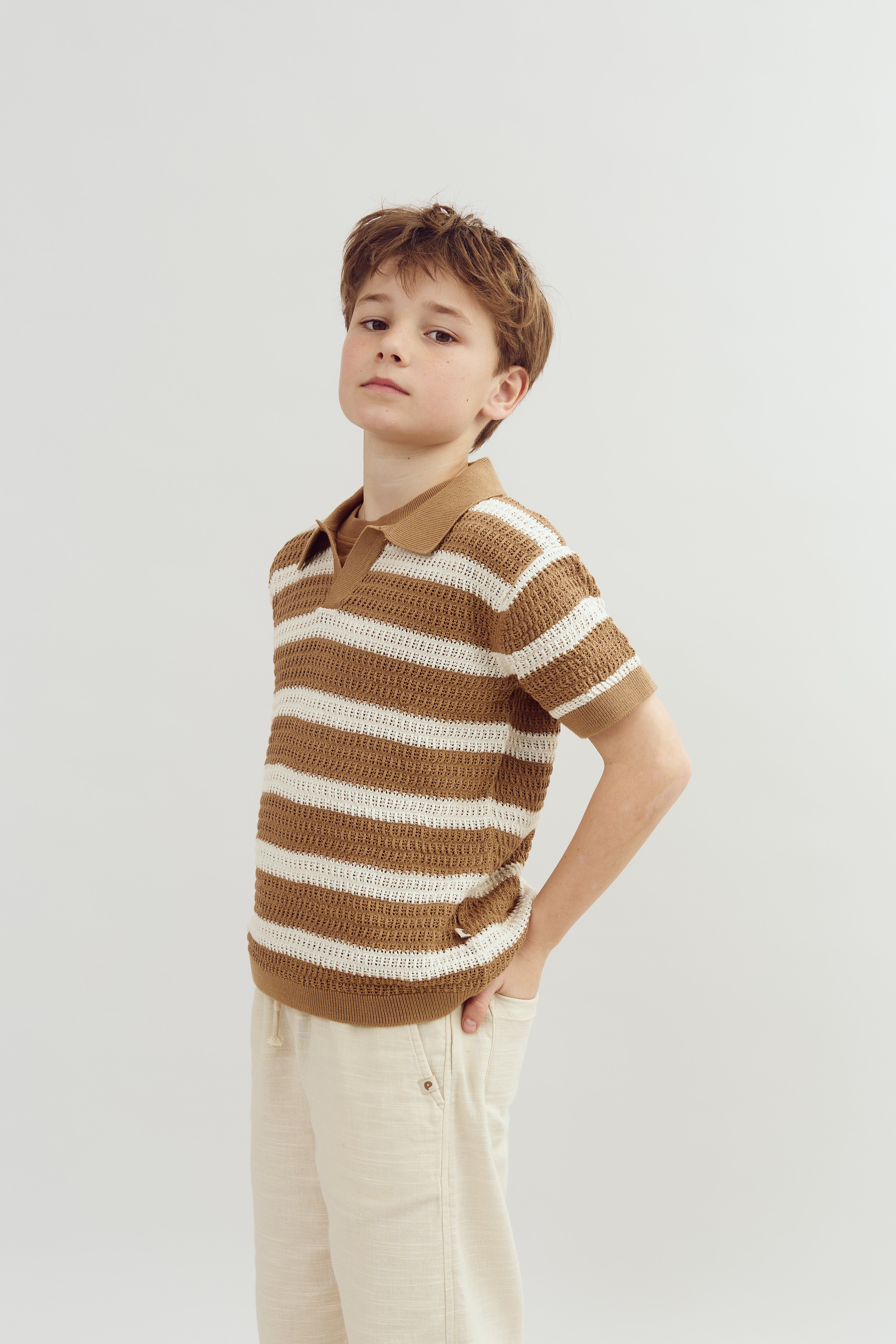 Baggy Linen Trousers - Tween - Nature | 100190 Noah