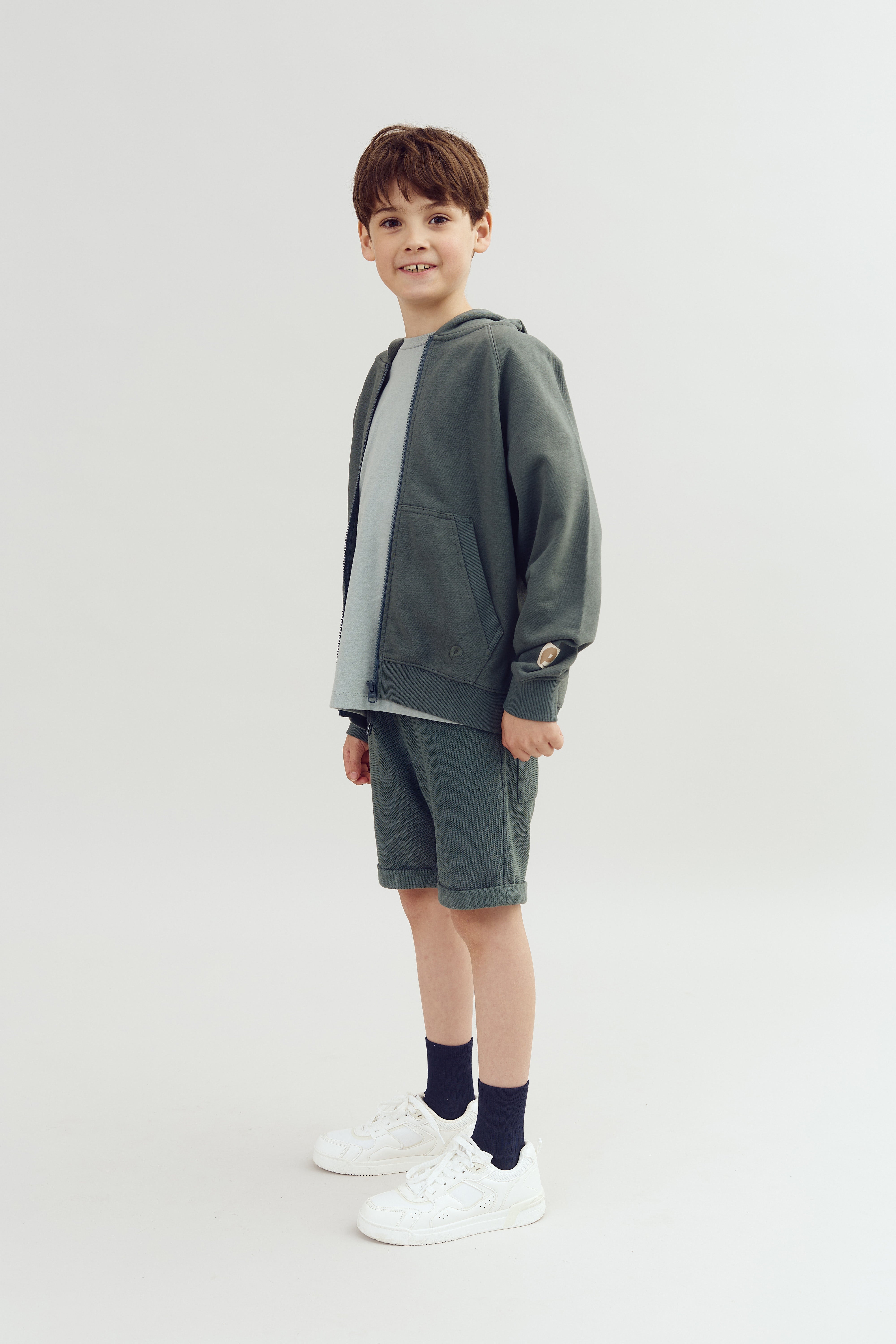 Sweat Shorts Piquet - Tween - Petrol | 100356 Gustav