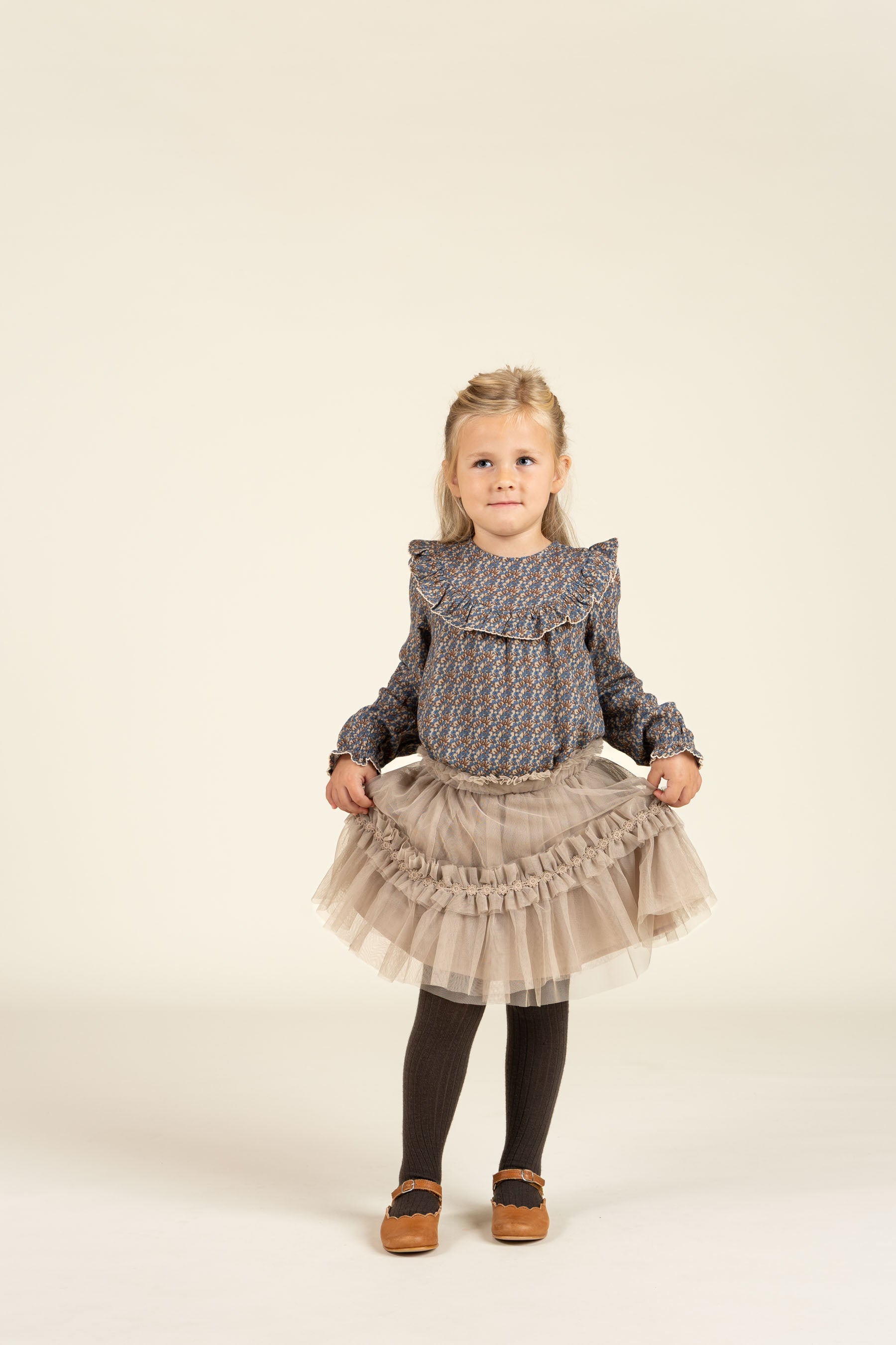 Tulle Skirt - All - Caffe Latte | 100670 Mille