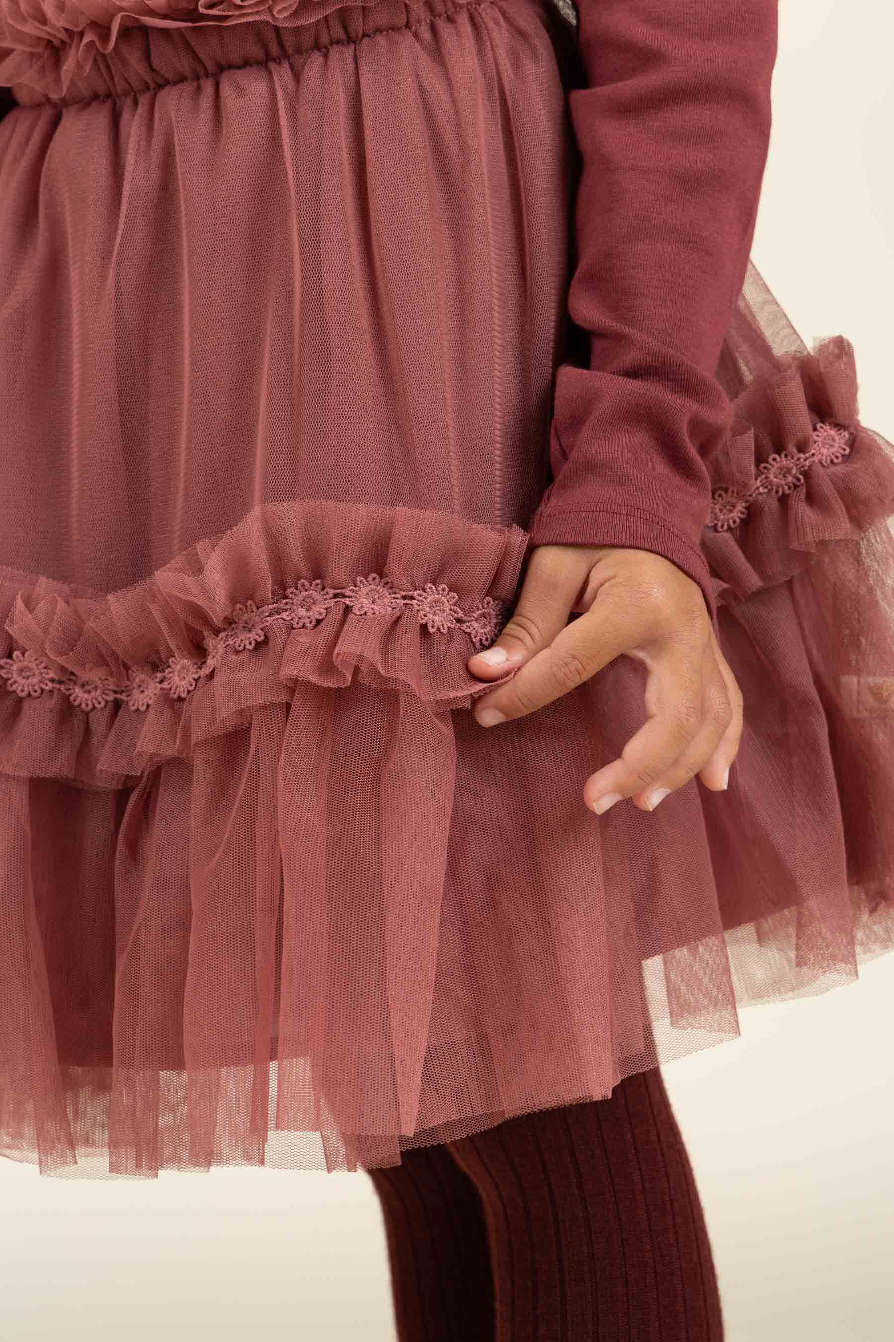 Tulle Skirt - All - Vintage Red | 100669 Mille