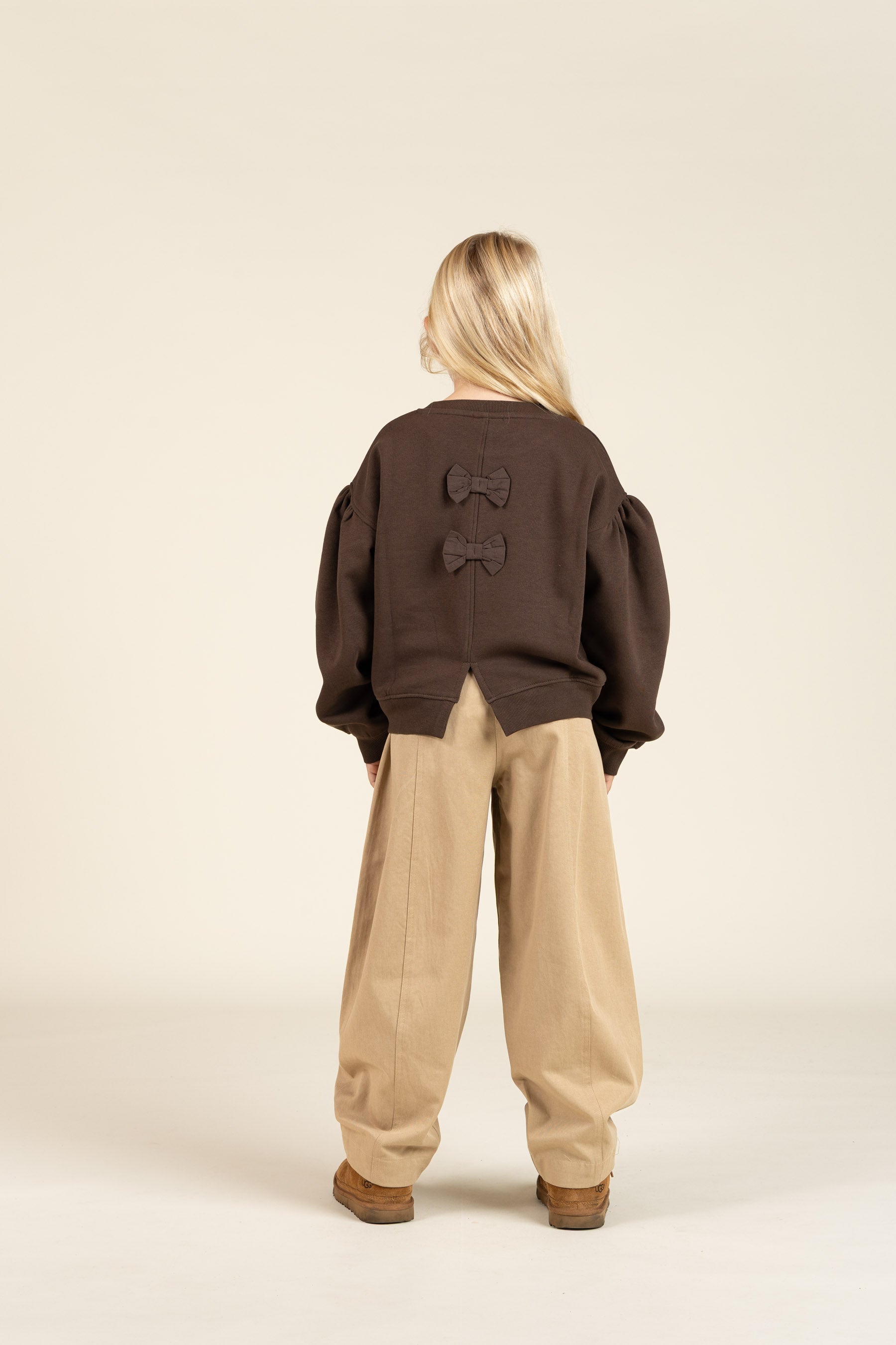 Barrel-leg Tencel Trousers - Tween - Beige | 100135 Asta