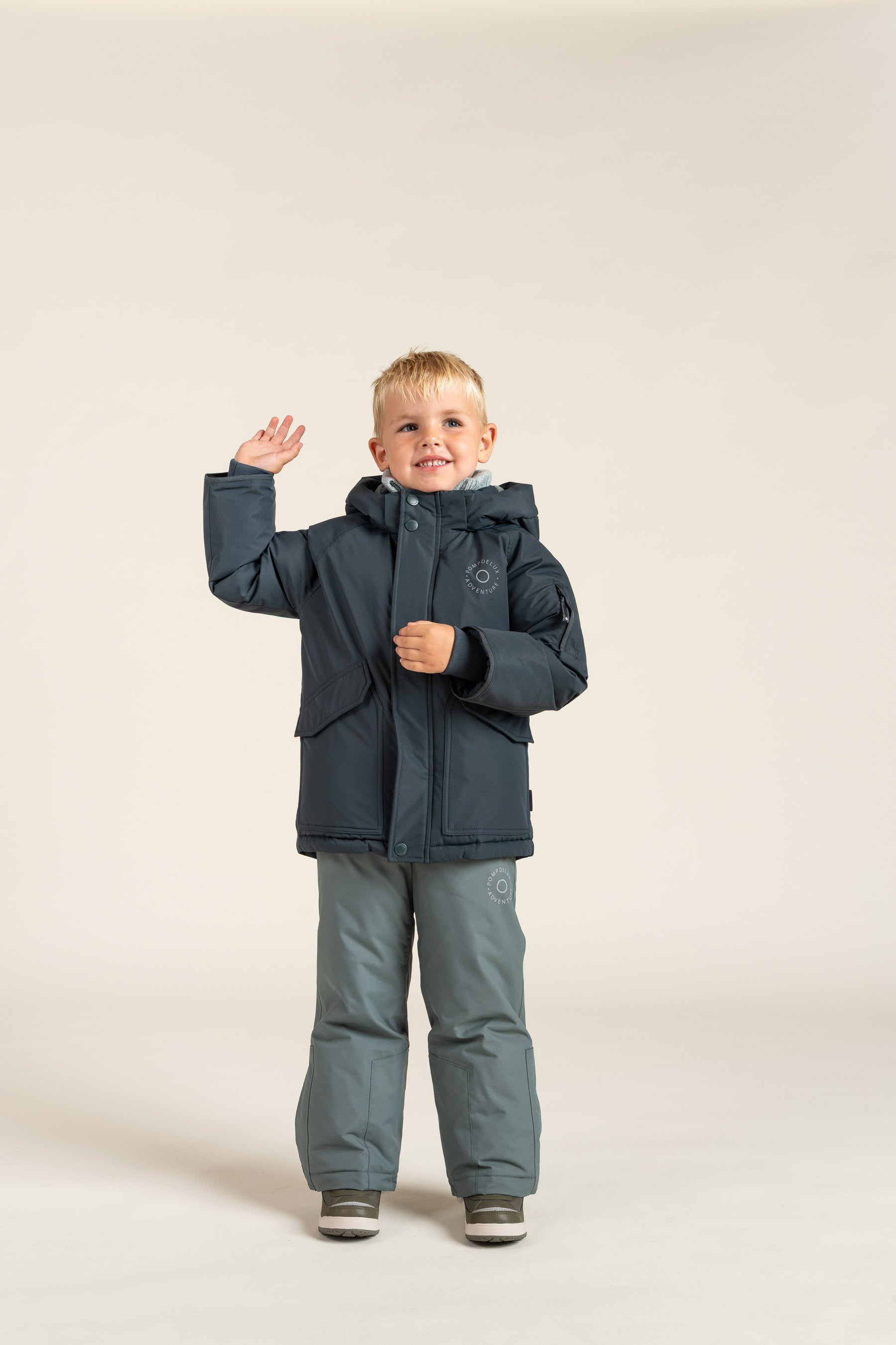Ski Trousers - Kids - Dusty Dark Green | 100516 Calgary