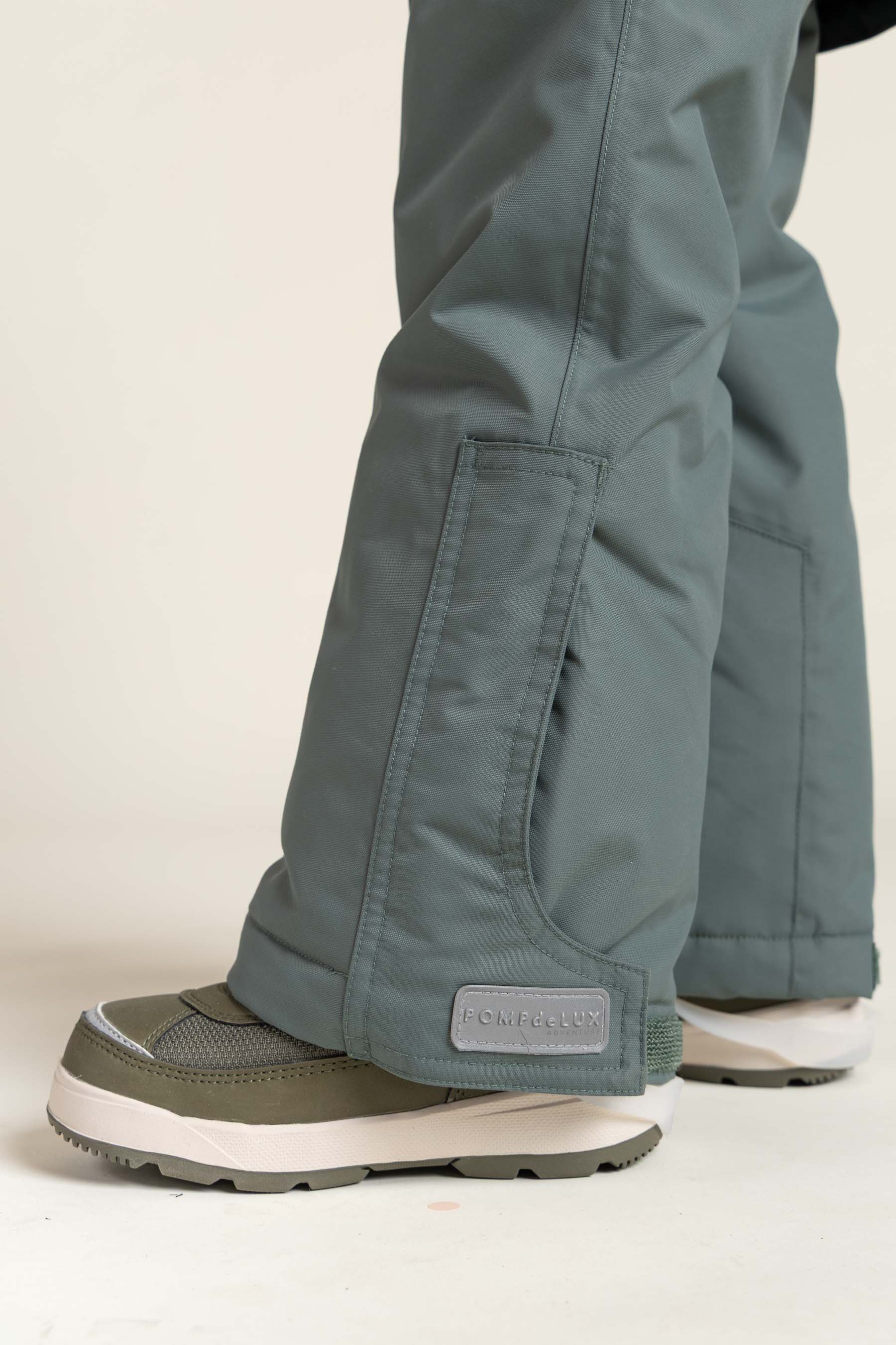 Ski Trousers - Kids - Dusty Dark Green | 100516 Calgary