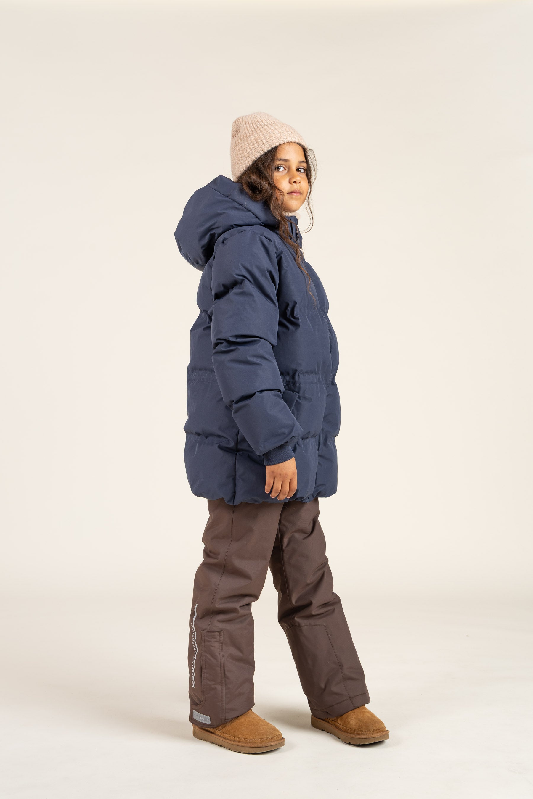 Winter Jacket with Drawstring - Tween - Navy | 100539 Elenor