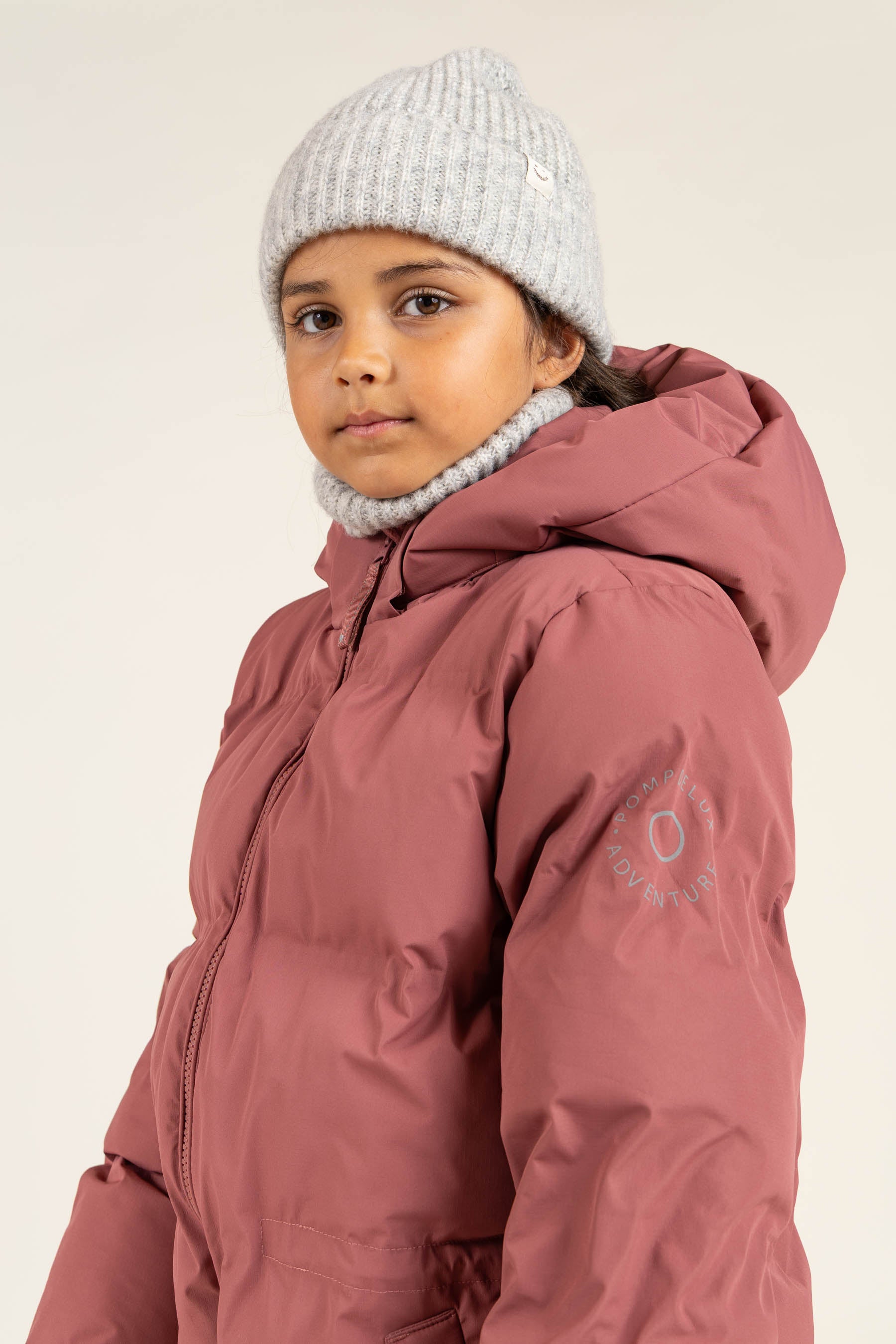 Winter Jacket with Drawstring - Tween - Vintage Red | 100535 Elenor