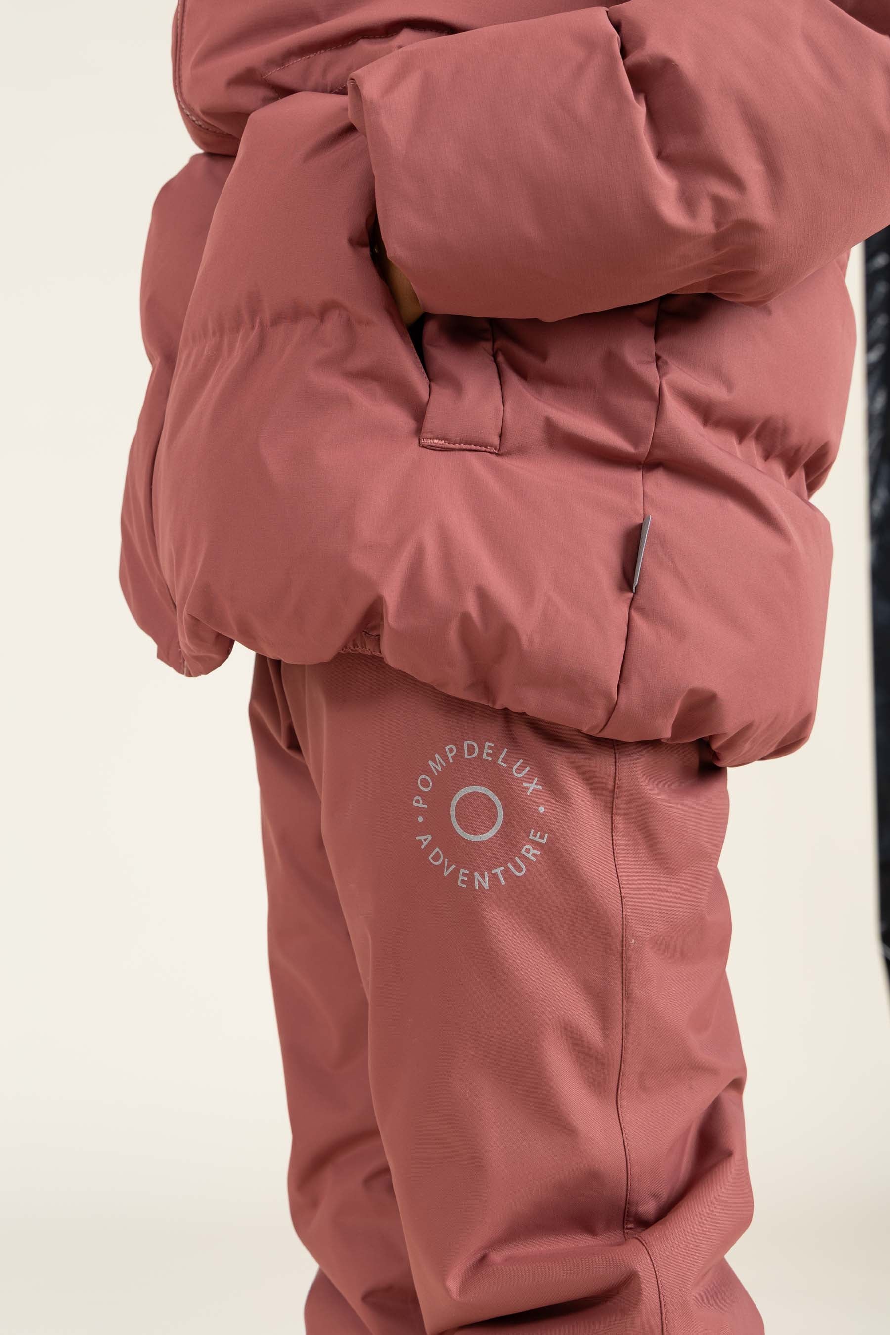 Winter Jacket with Drawstring - Tween - Vintage Red | 100535 Elenor
