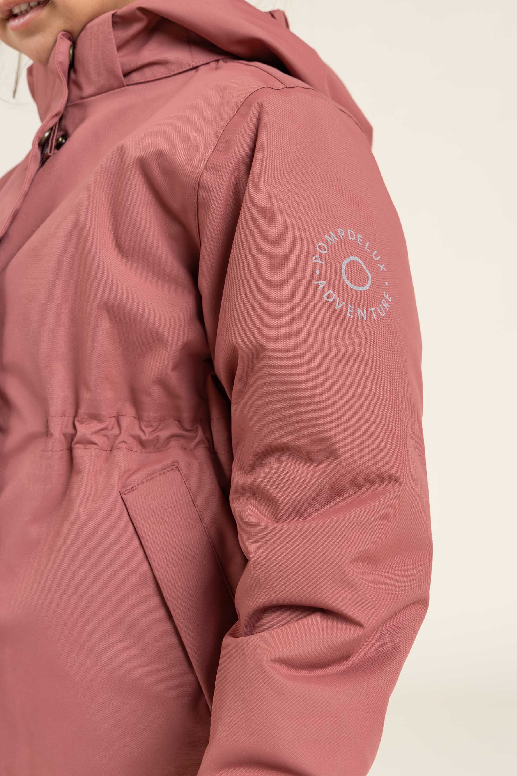 Shell Jacket with Drawstring - Kids - Vintage Red | 100495 Lucy