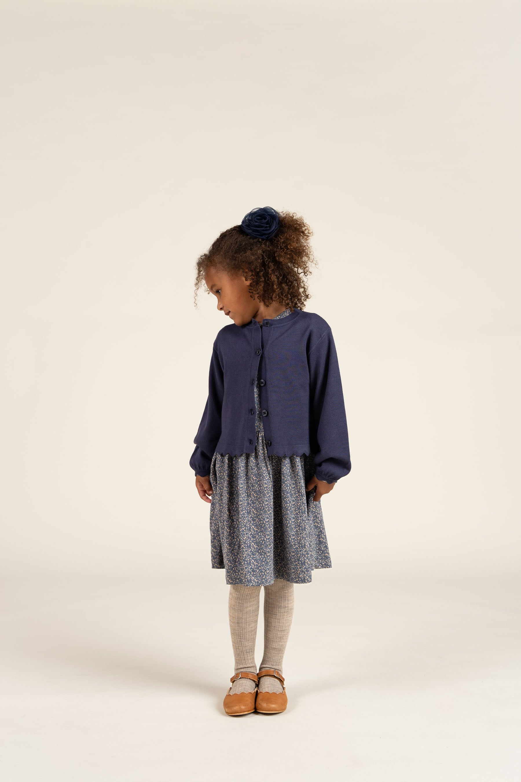 Cardigan - Kids - Navy | 100824 Nicole