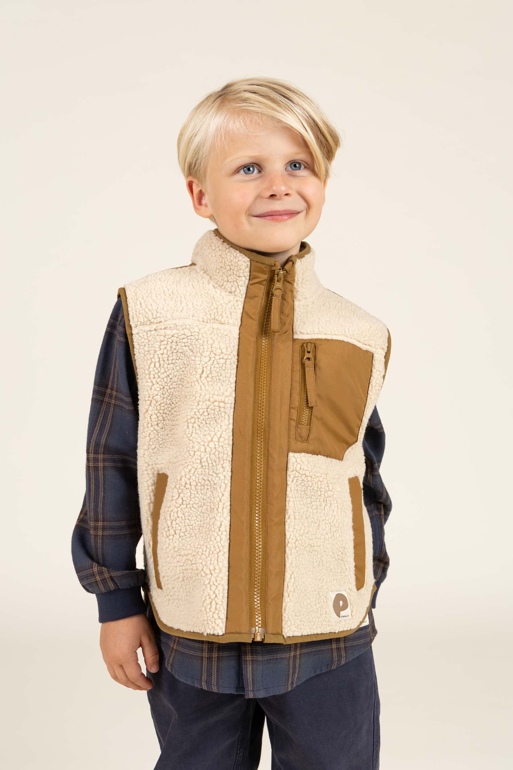 Pile Zip Vest - All - Nature | 100634 Elliot