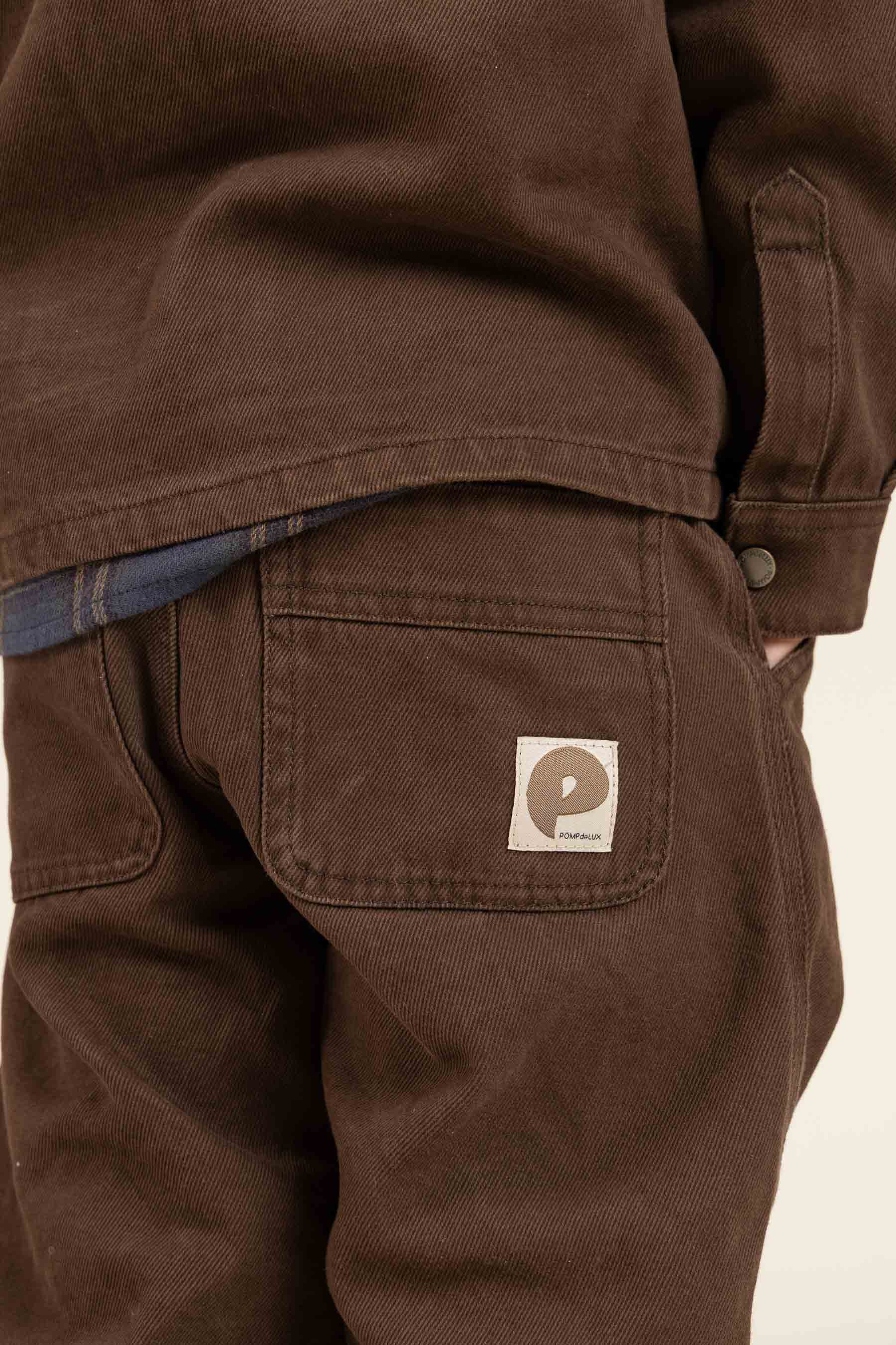 Twill Trousers - Kids - Chocolate | 100606 Carter