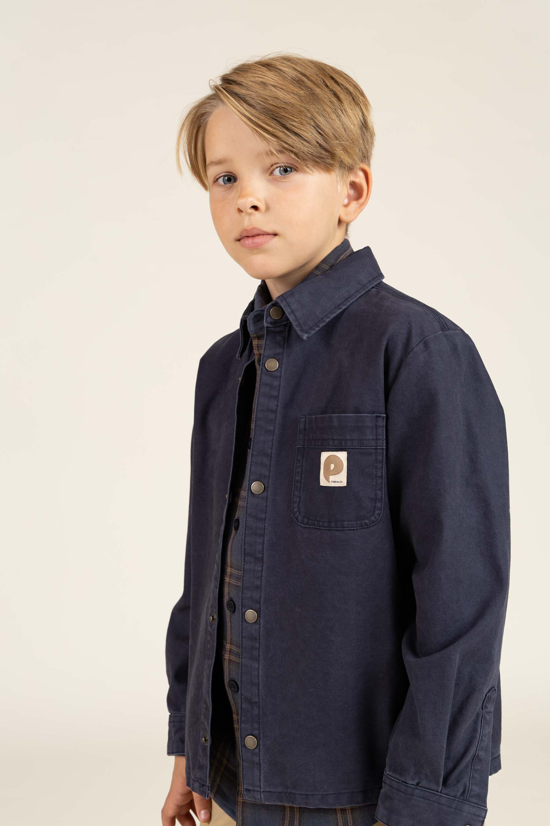 Canvas Overshirt - Tween - Navy | 100345 Dereck