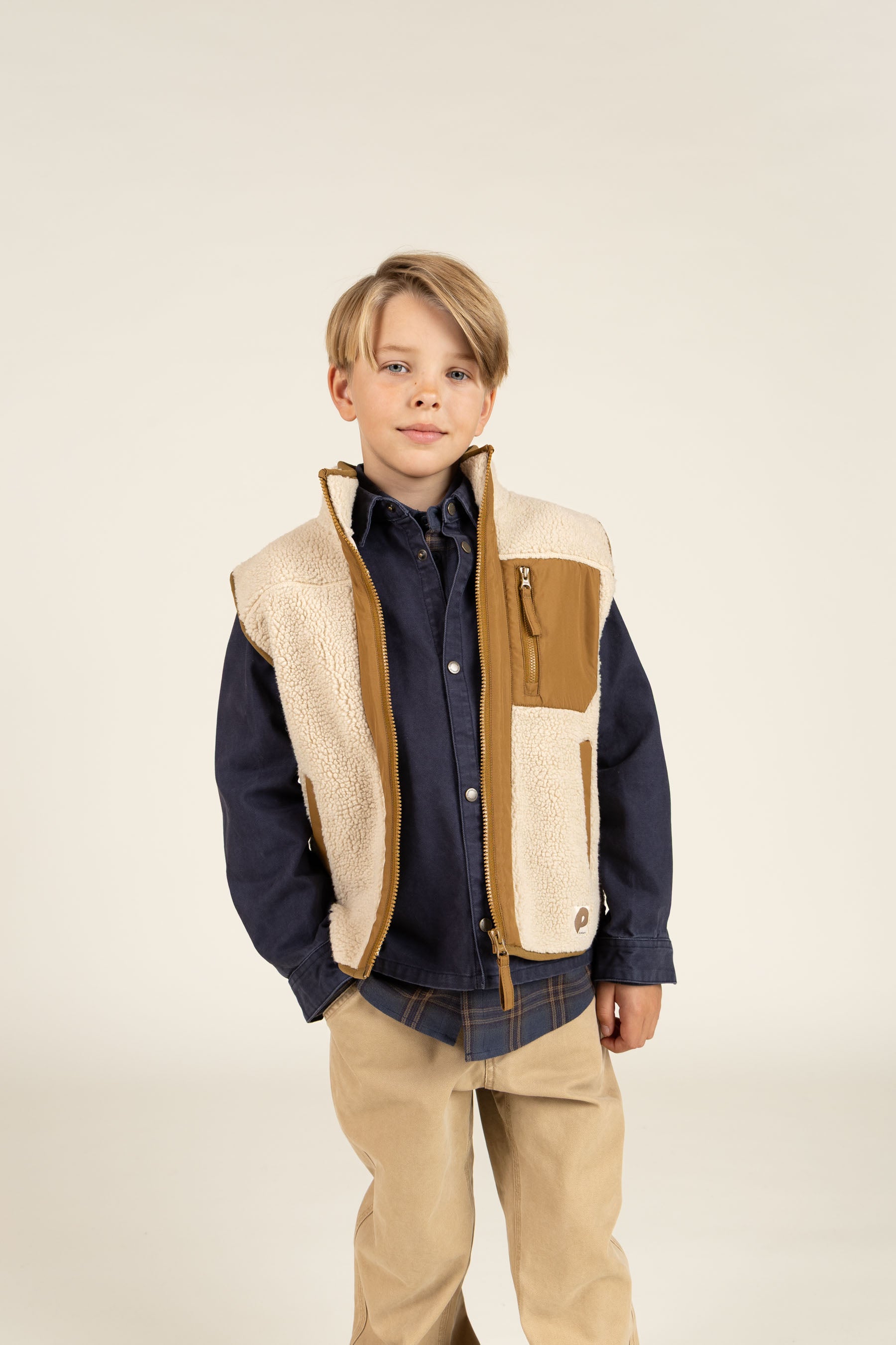 Pile Zip Vest - All - Nature | 100634 Elliot