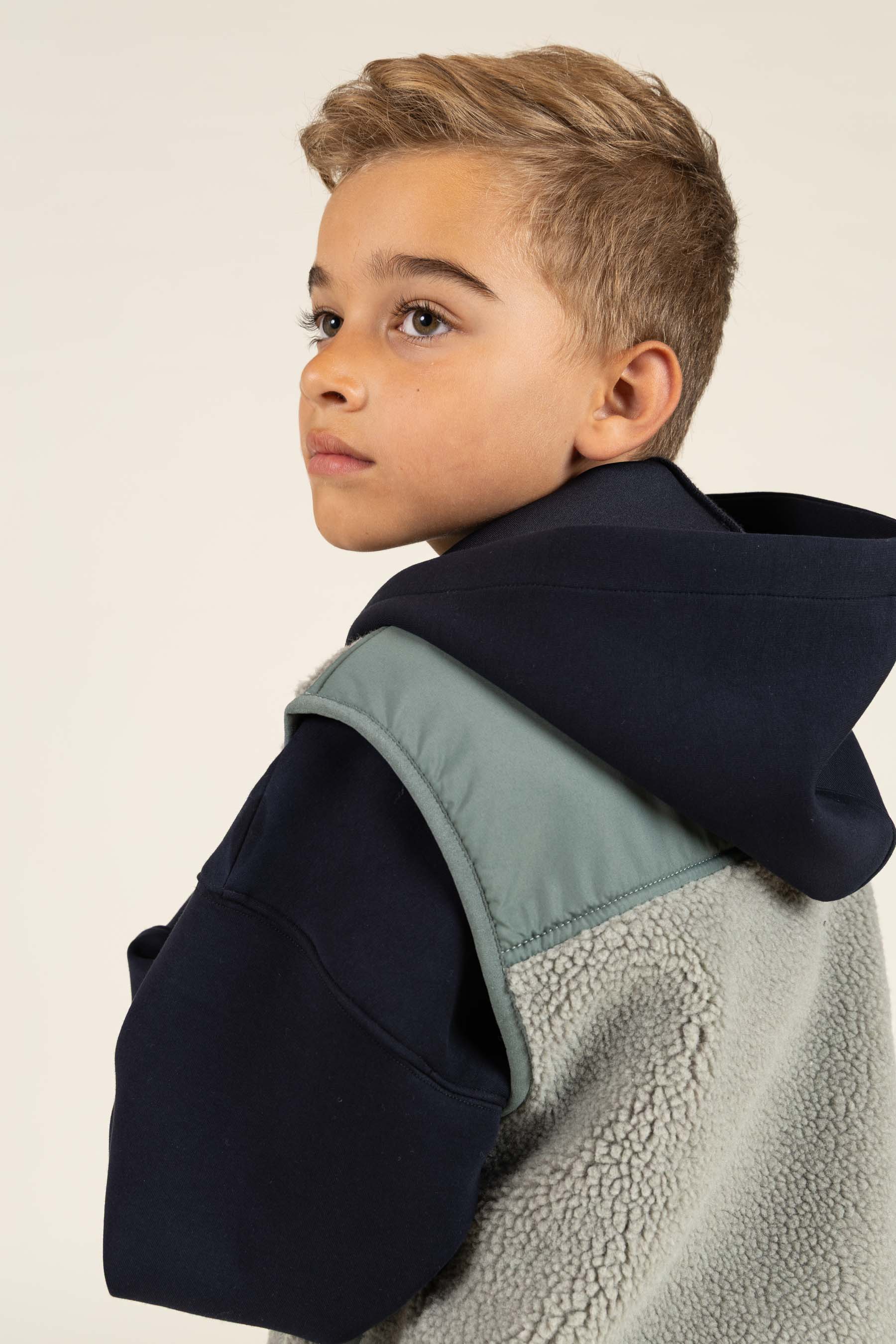 Pile Zip Vest - All - Dusty Green | 100635 Elliot