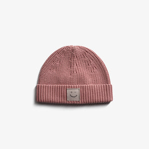 Ribbed Knit Beanie - Tween - Dusty Rose