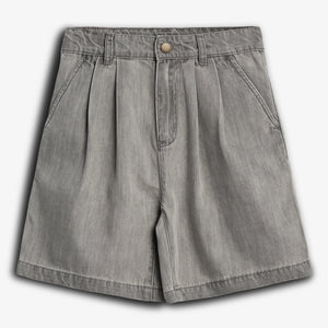 Denim Shorts - Tween - Grey Denim | 100102 Lea