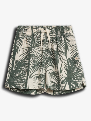 Linen Tropical Shorts - Petrol | 100109 Mateo