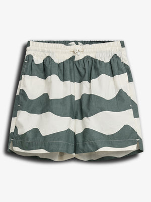 Poplin Wave Shorts - Petrol | 100113 Kean