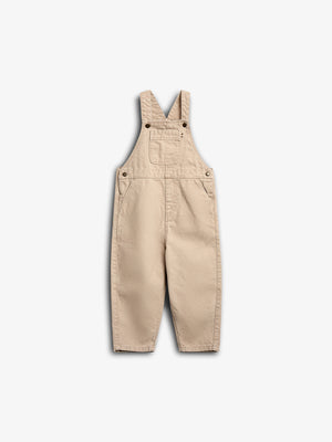 Canvas Overalls - Kids - Greige | 100119 Dereck