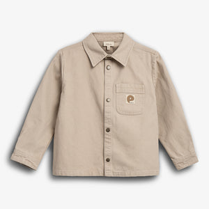 Canvas Overshirt - Tween - Greige | 100344 Dereck