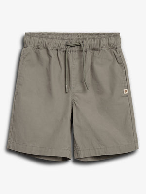Poplin Shorts Solid - Green Smoke | 100137 Sixten